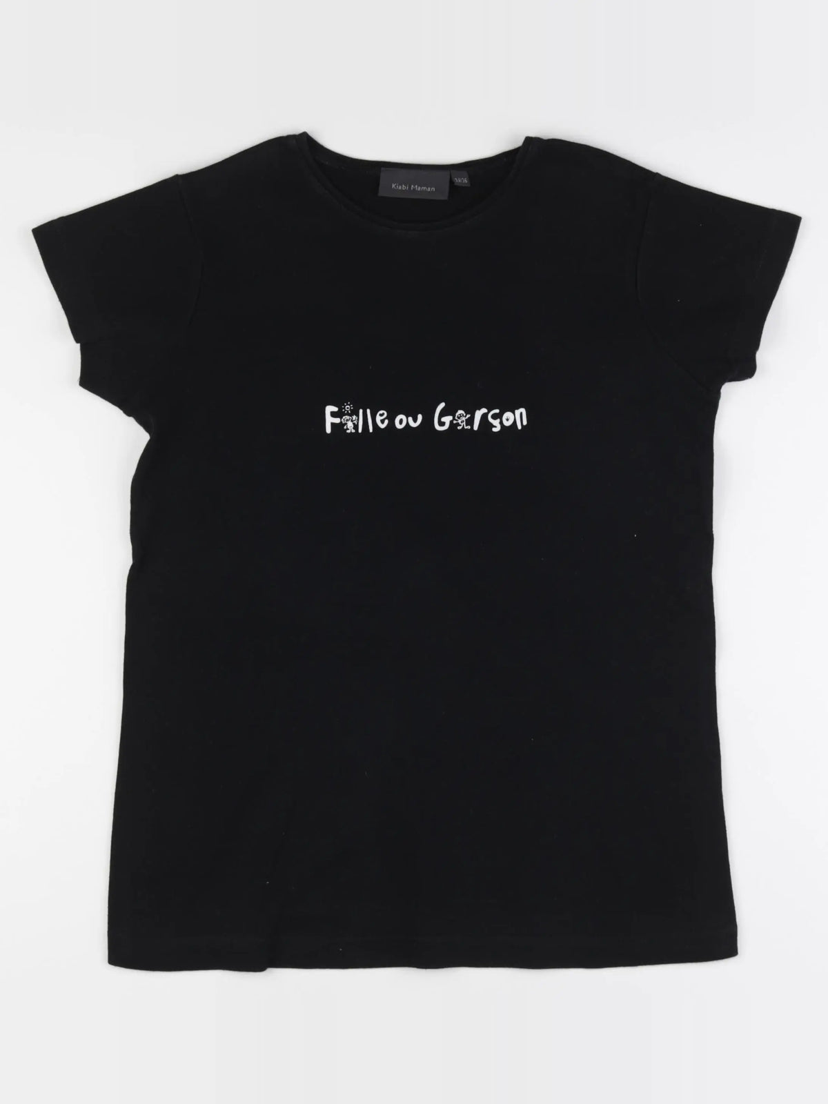 Kiabi - tee-shirt grossesse noir - 34 à 36