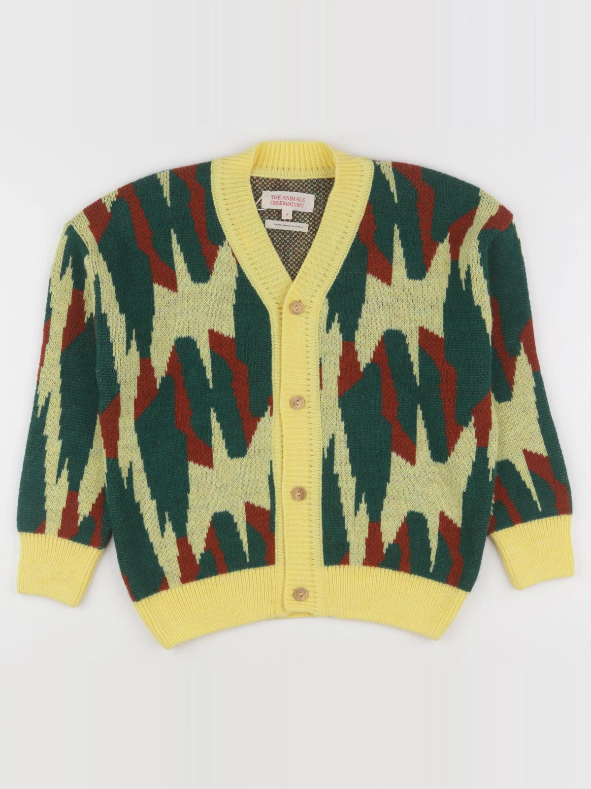 The animals observatory - gilet multicolore - 8 ans