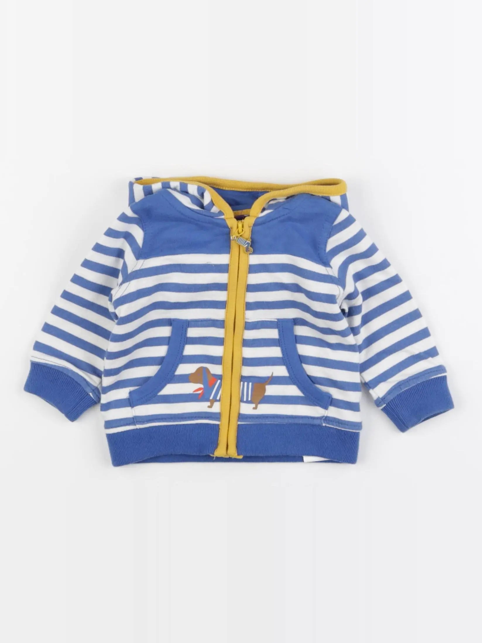 Sergent Major - sweat bleu - 3 mois