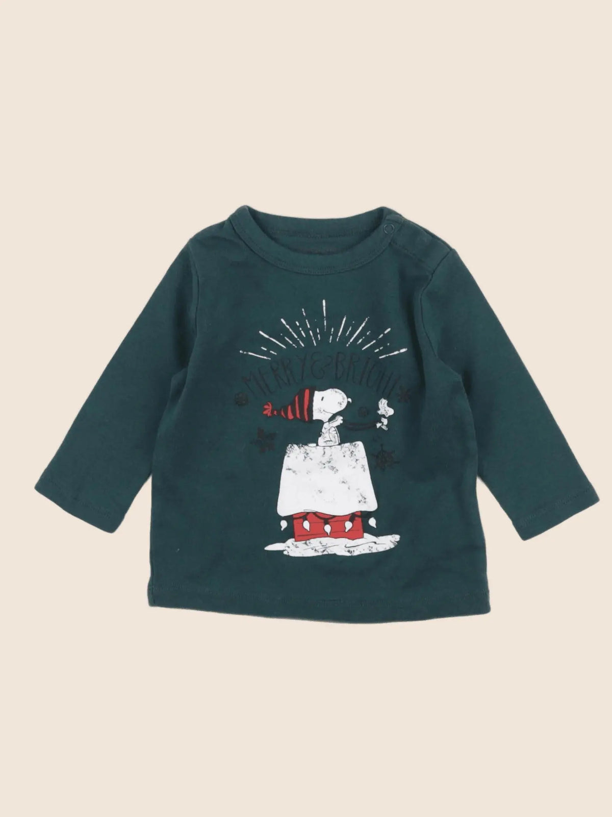 Cyrillus - tee-shirt vert - 6 mois