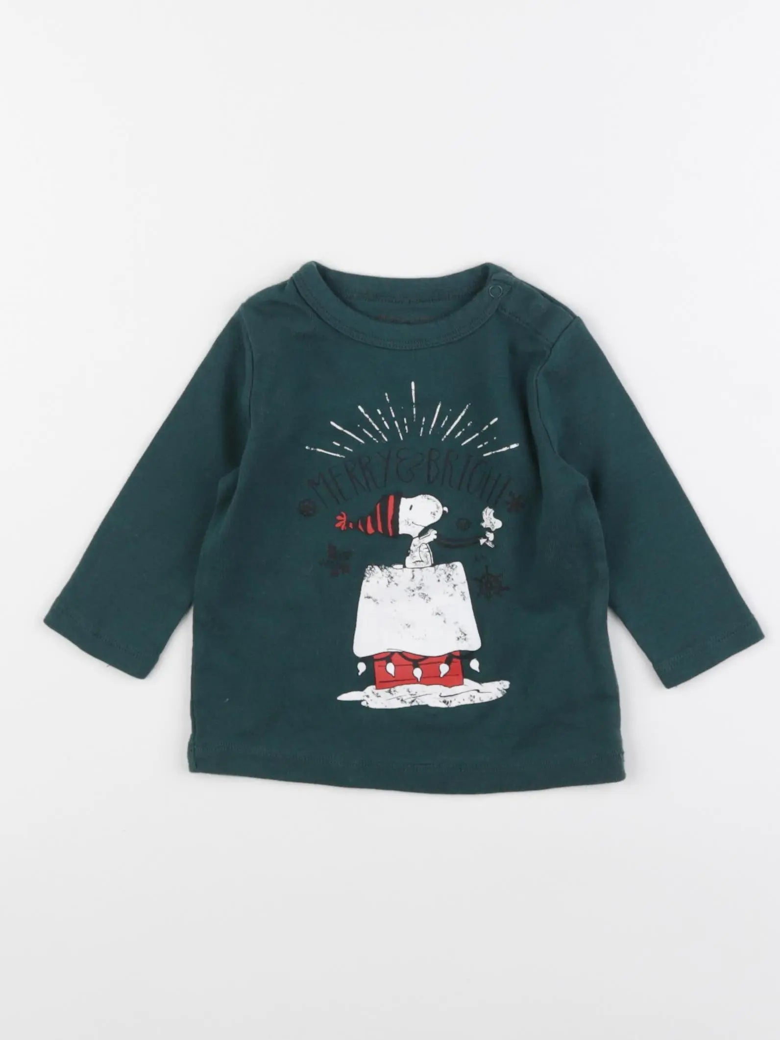 Cyrillus - tee-shirt vert - 6 mois