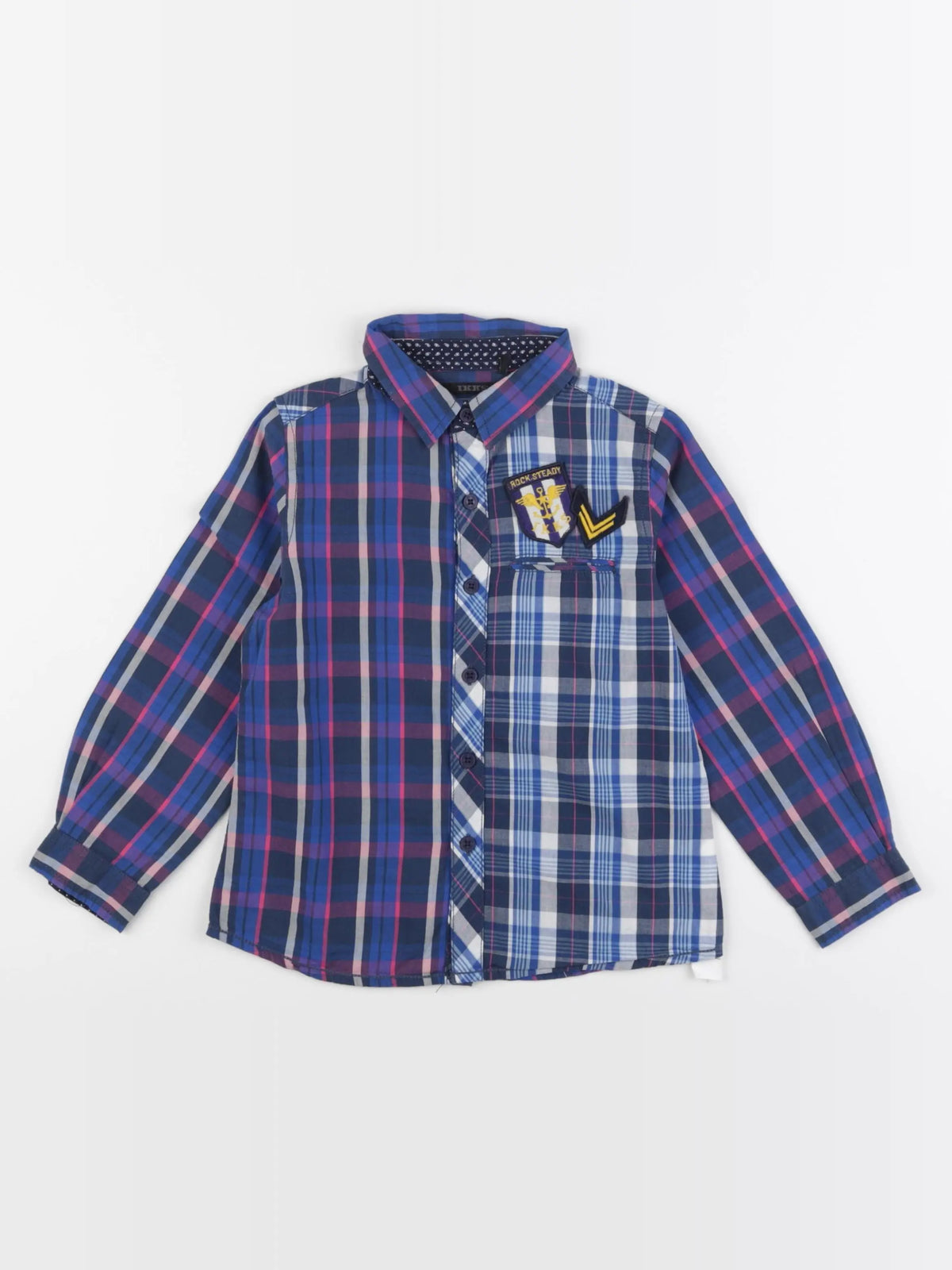 Boutchou - chemise bleu - 4 ans