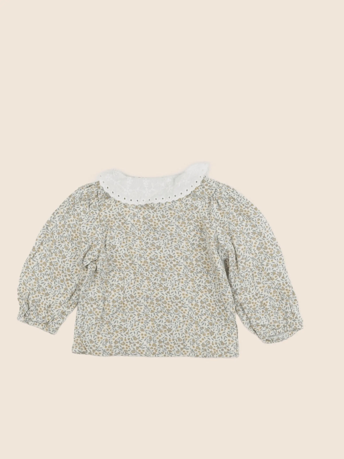 Vertbaudet - blouse beige - 12 mois