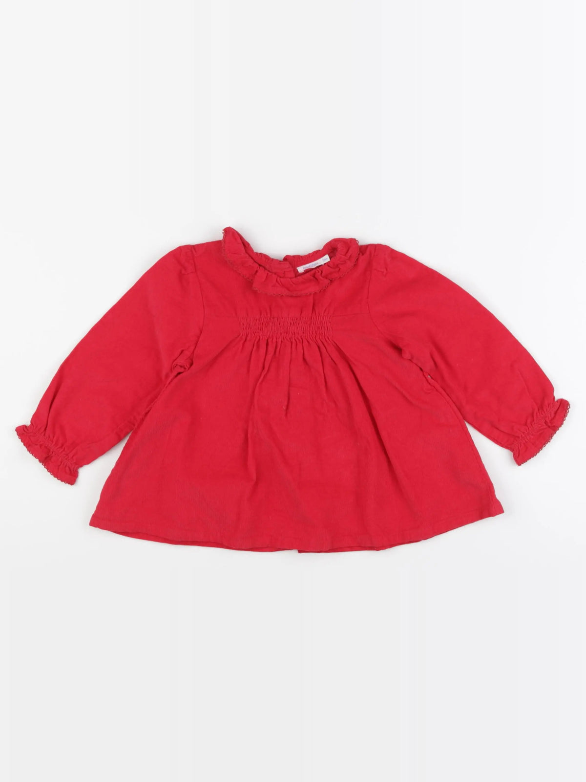 Boutchou - blouse rouge - 36 mois