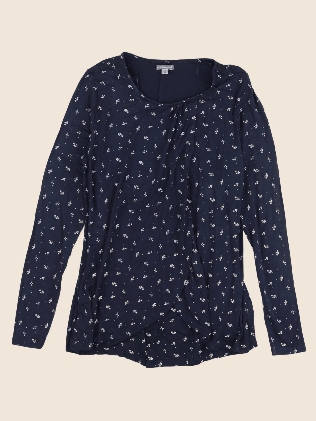Vertbaudet - tee-shirt grossesse bleu - 34 à 36