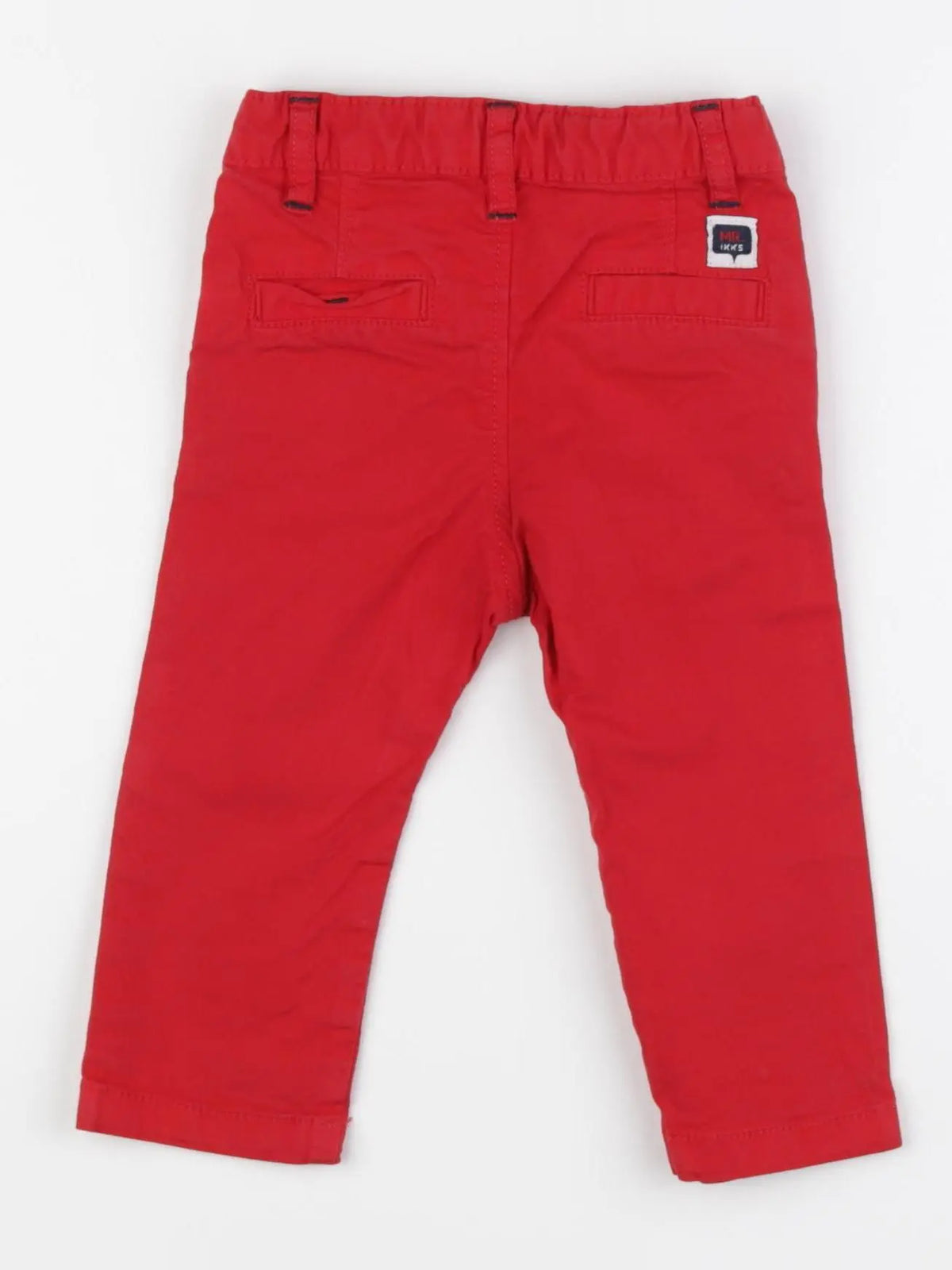 IKKS - pantalon rouge - 6 mois