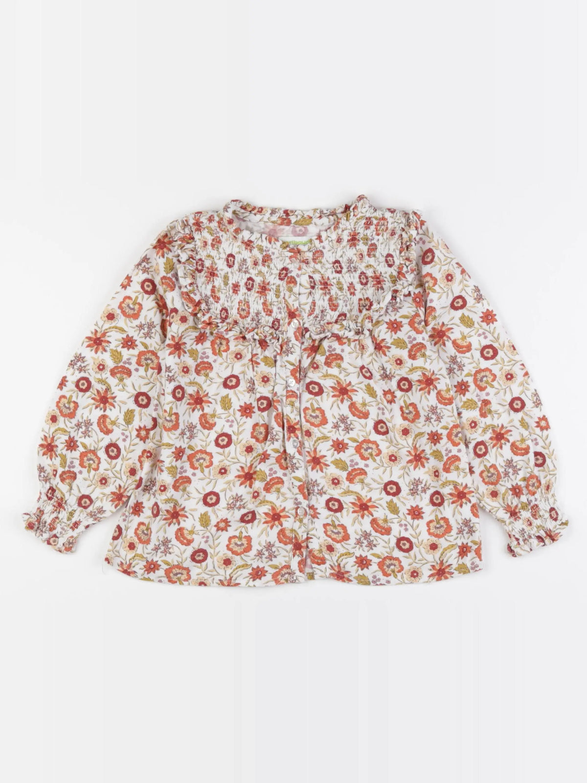 Vertbaudet - blouse rouge - 5 ans