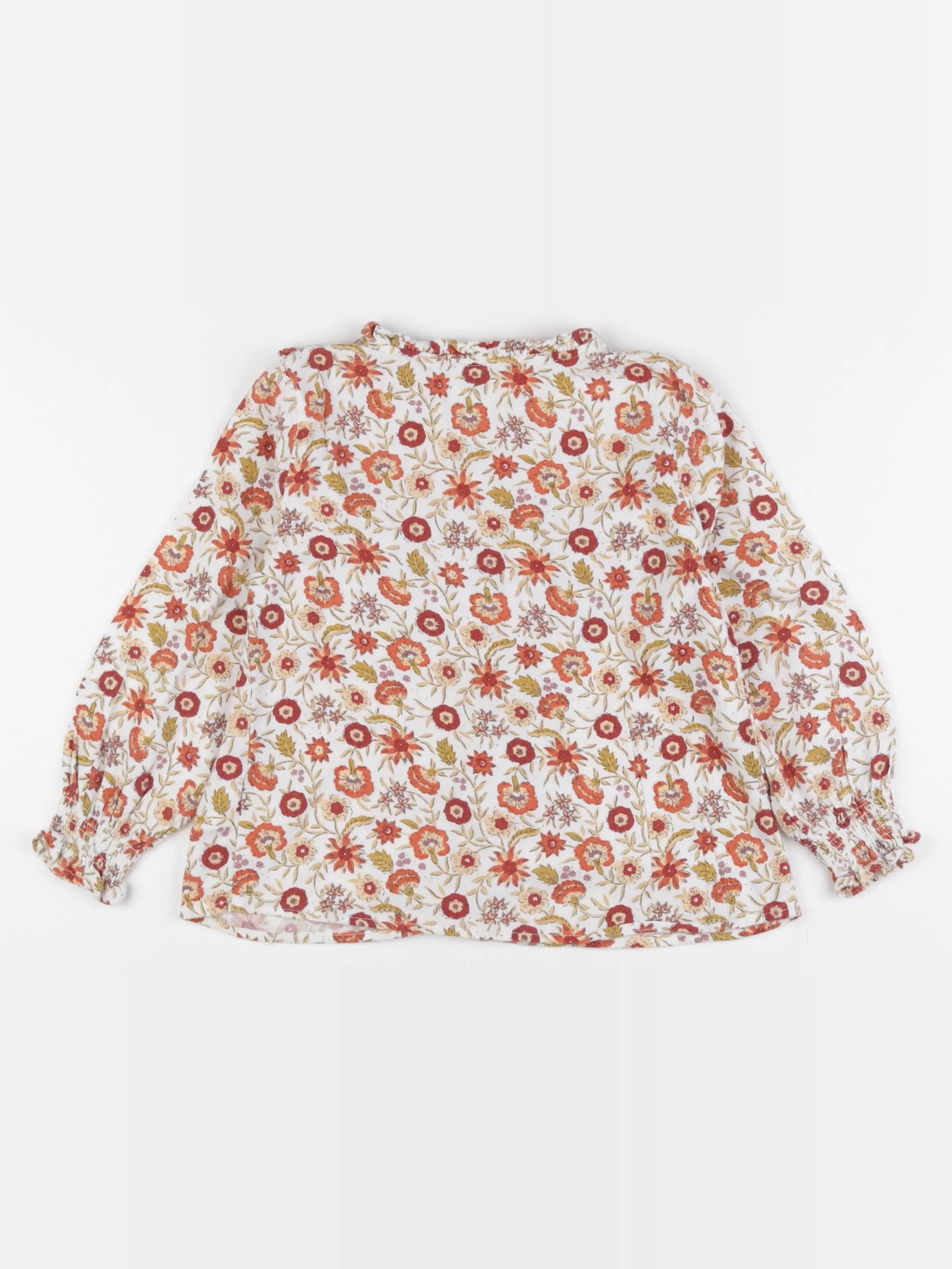 Vertbaudet - blouse rouge - 5 ans