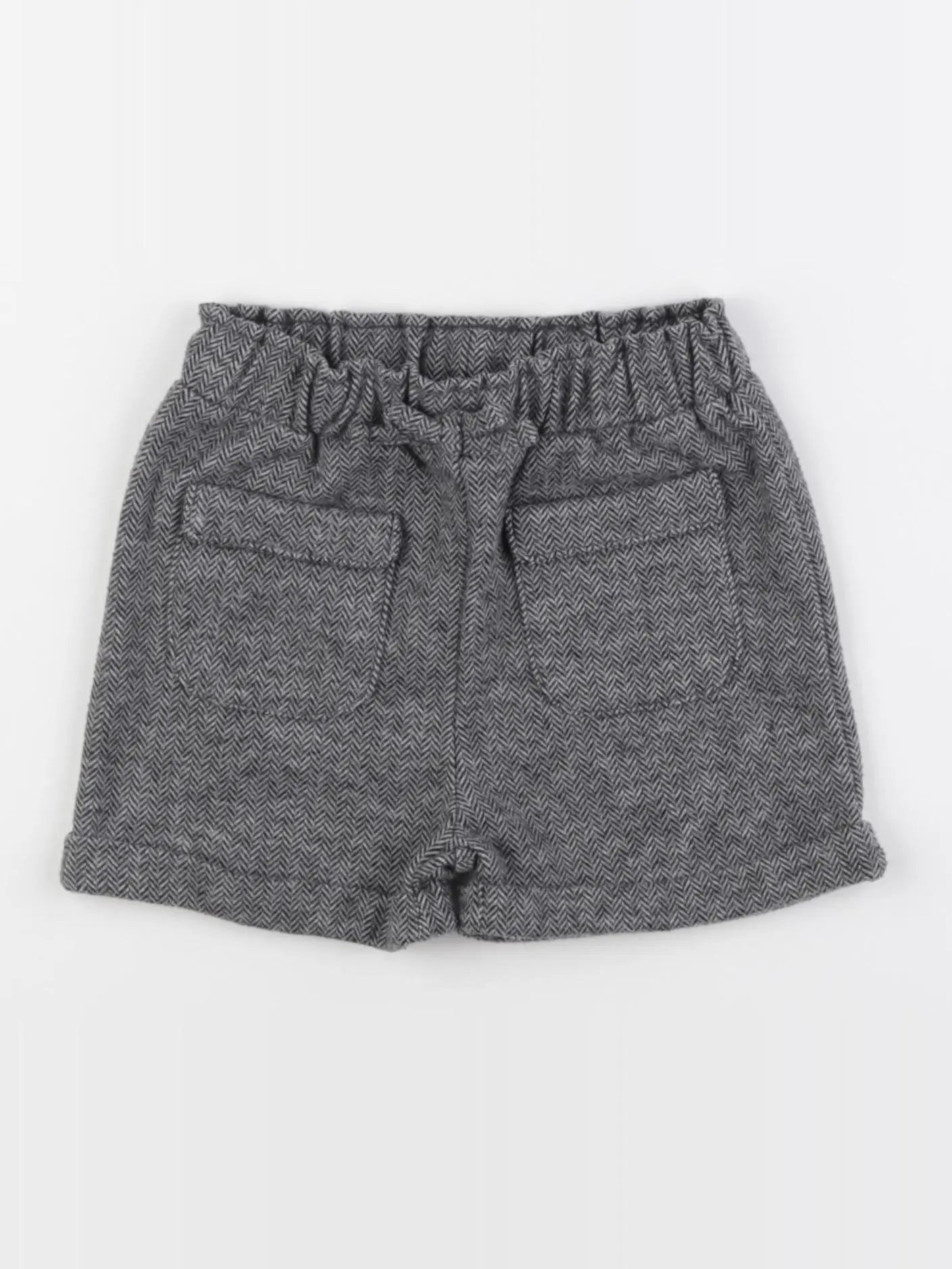 Vertbaudet - short gris - 18 mois
