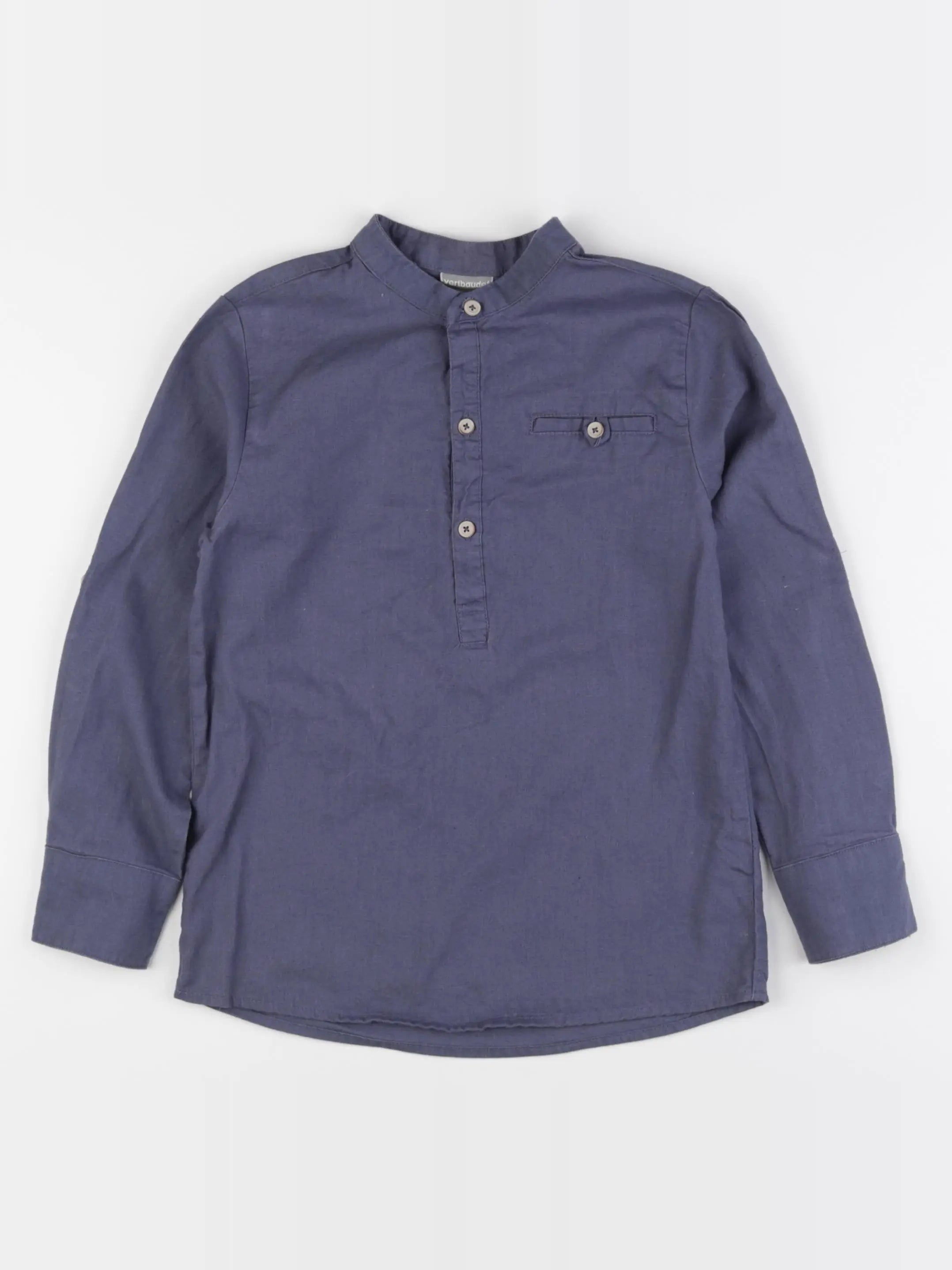 Vertbaudet - chemise bleu - 8 ans