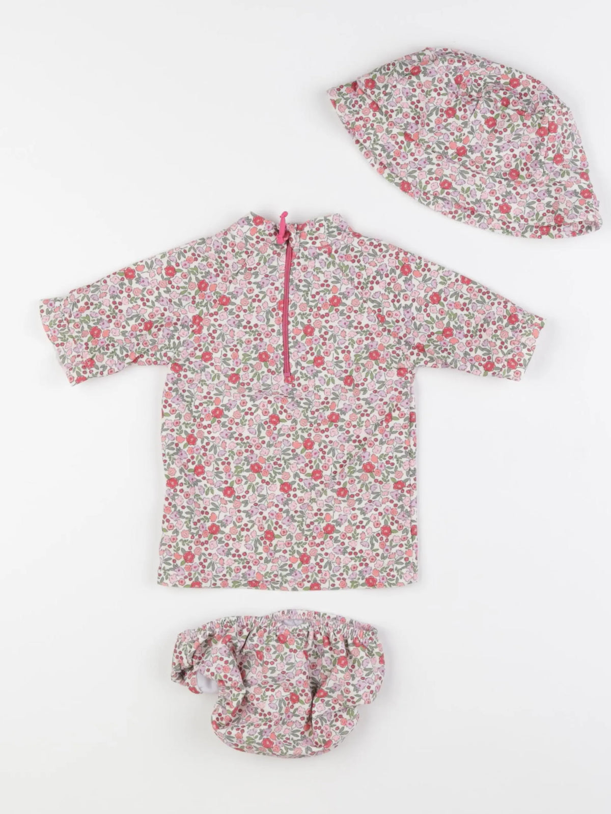 Vertbaudet - ensemble de bain multicolore - 12 mois