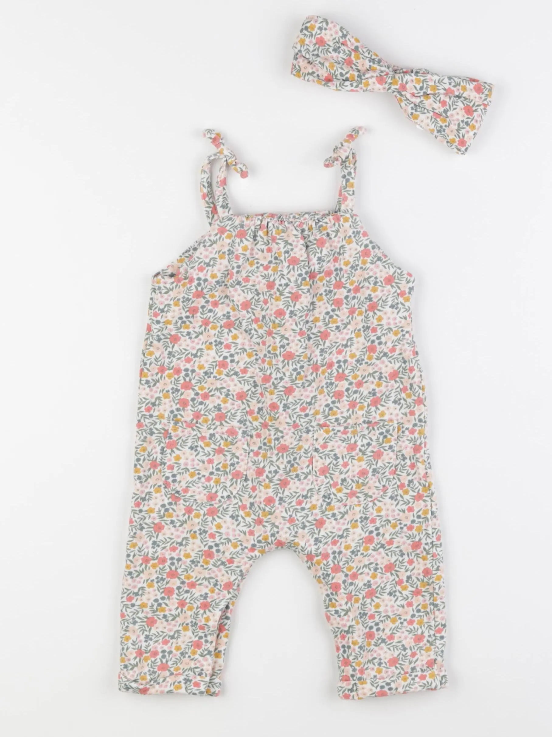 Vertbaudet - ensemble multicolore - 9 mois
