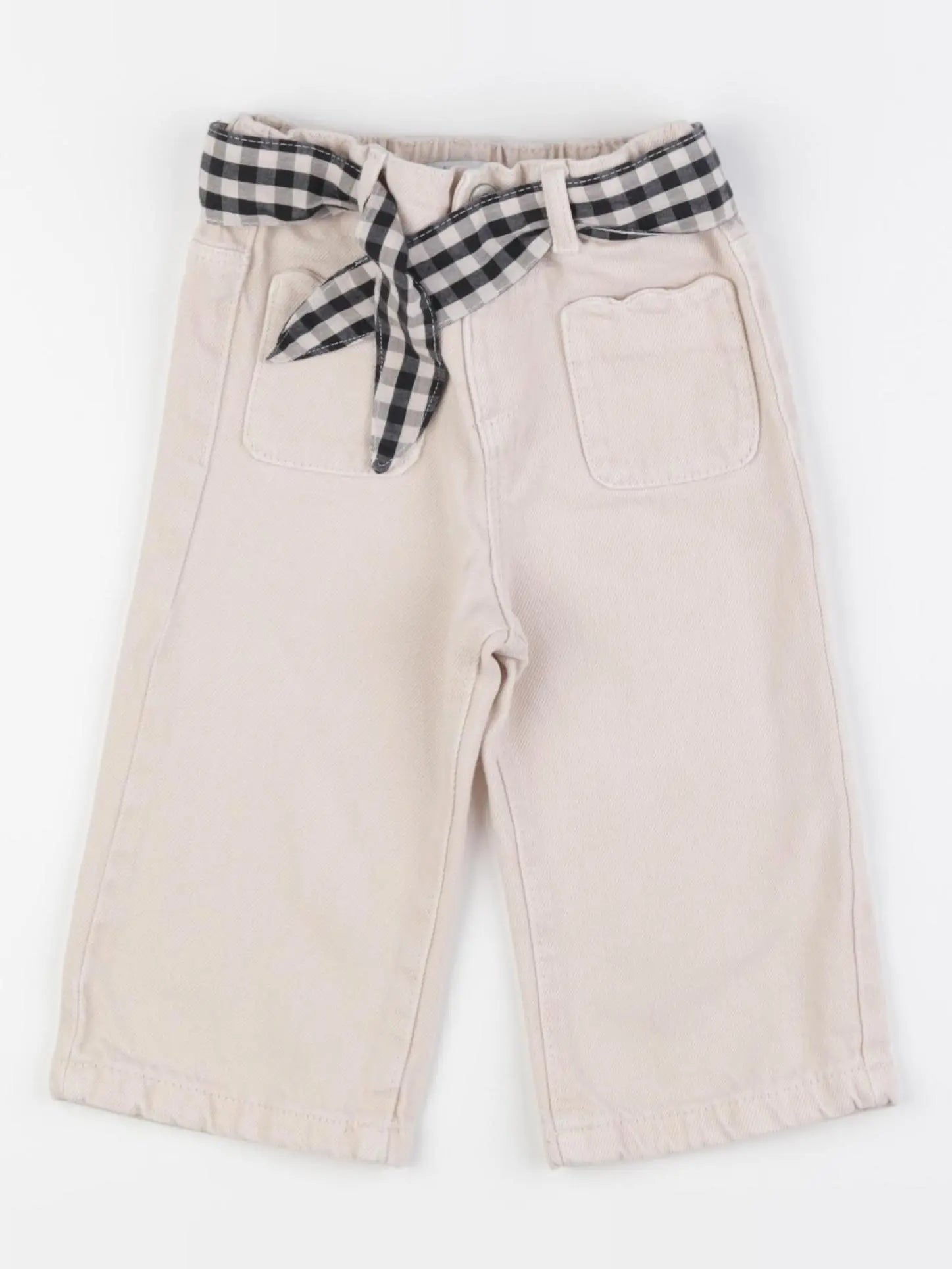Vertbaudet - jean beige - 18 mois
