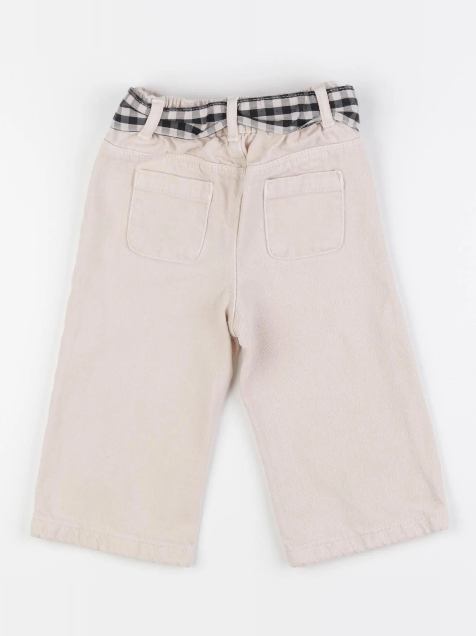 Vertbaudet - jean beige - 18 mois