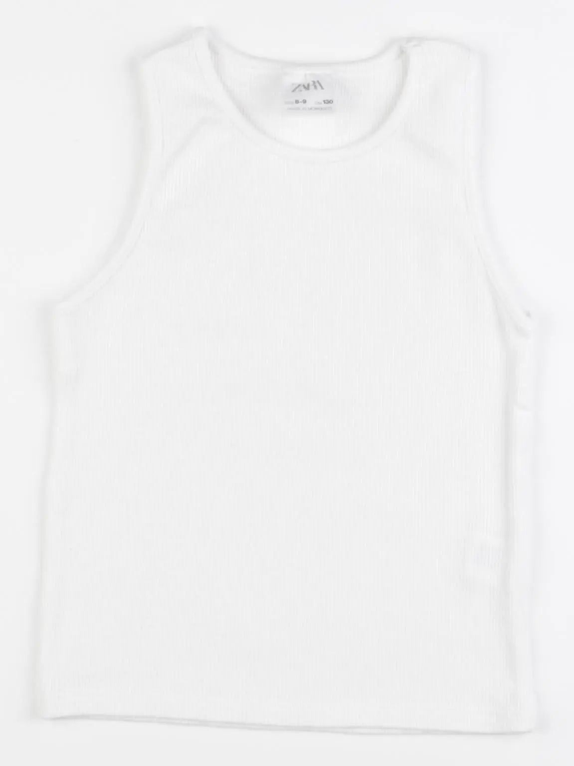 Zara - débardeur blanc - 8/9 ans
