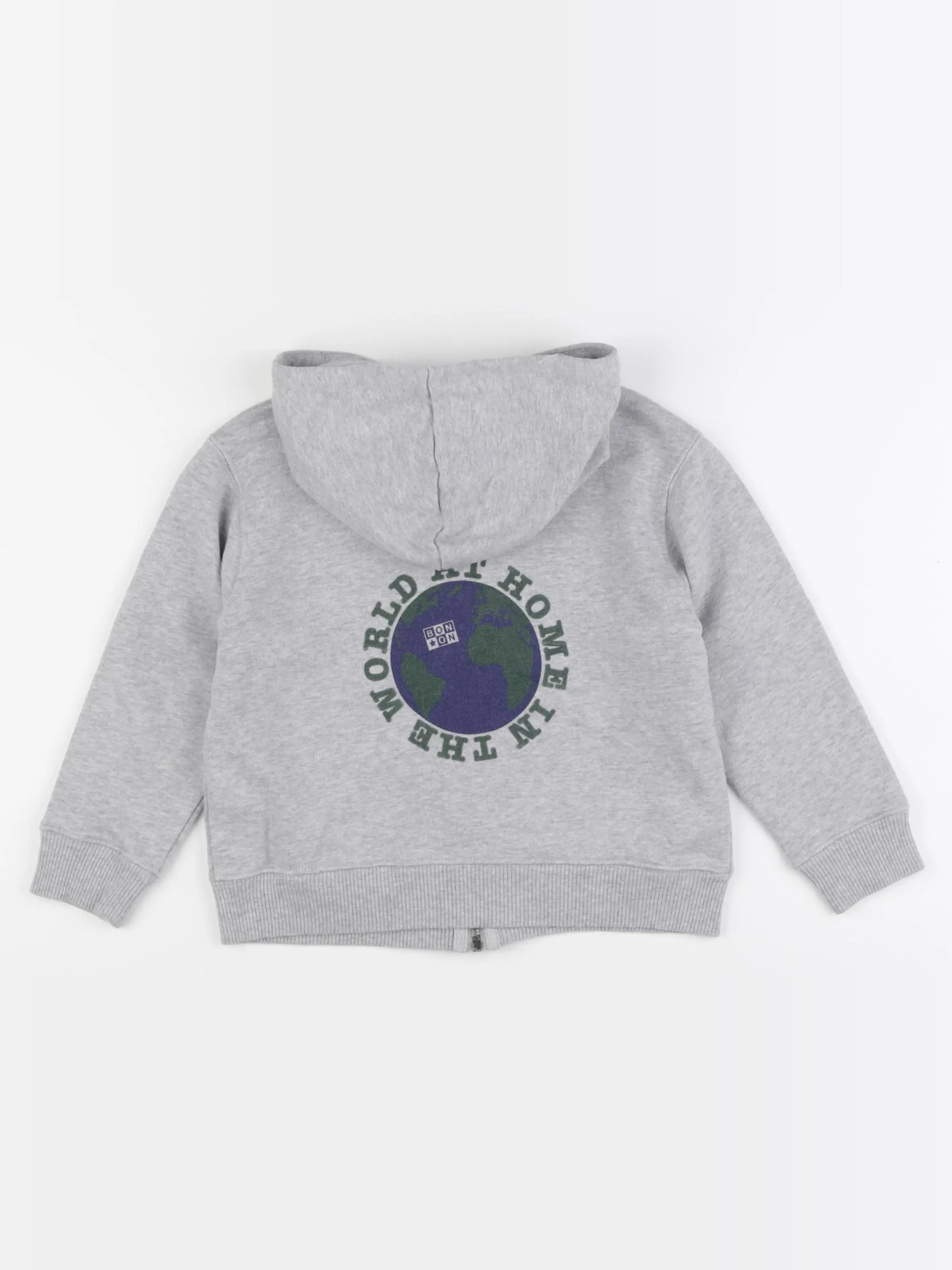 Bonton - sweat gris - 6 ans