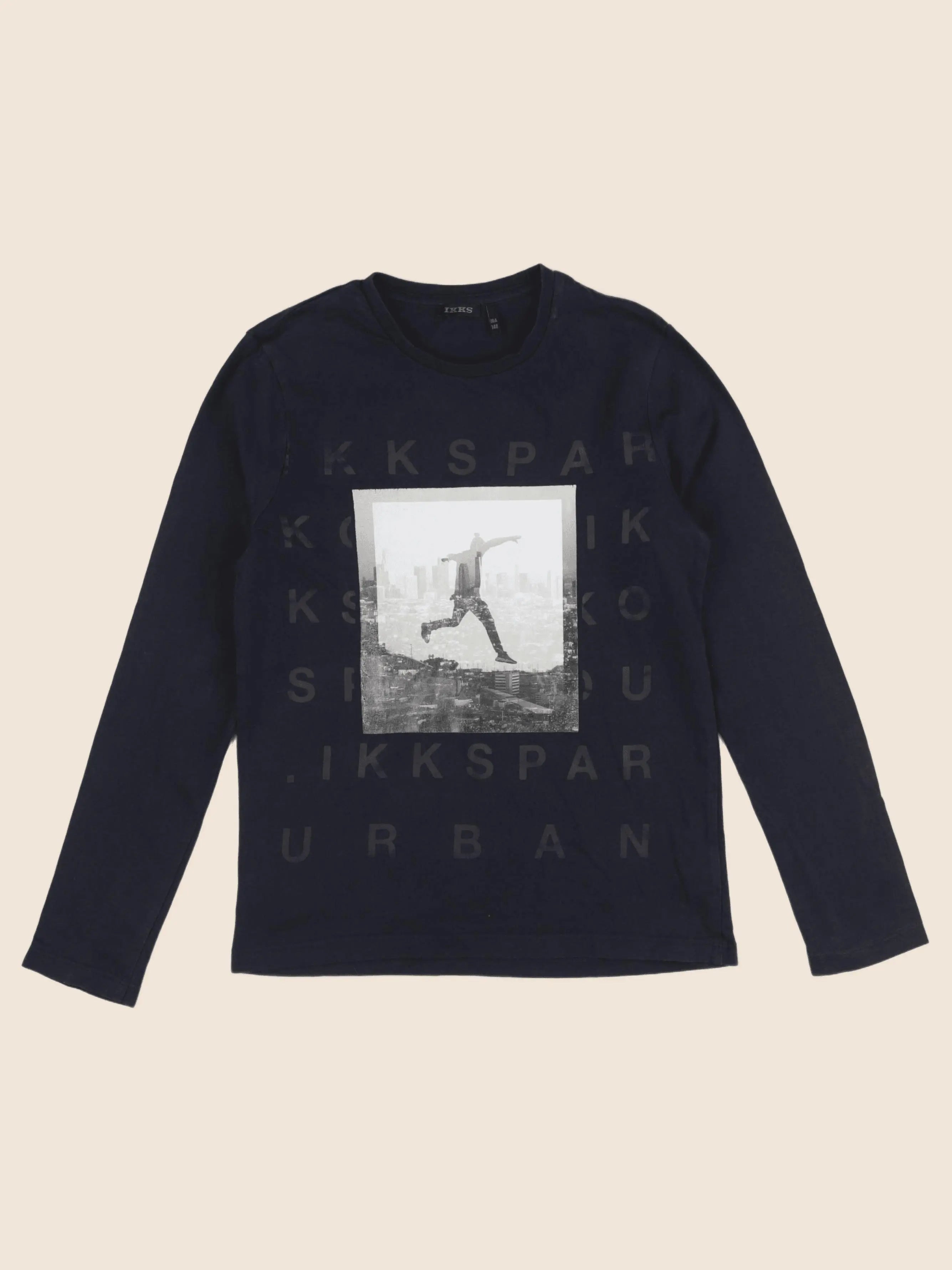 IKKS - tee-shirt noir - 10 ans