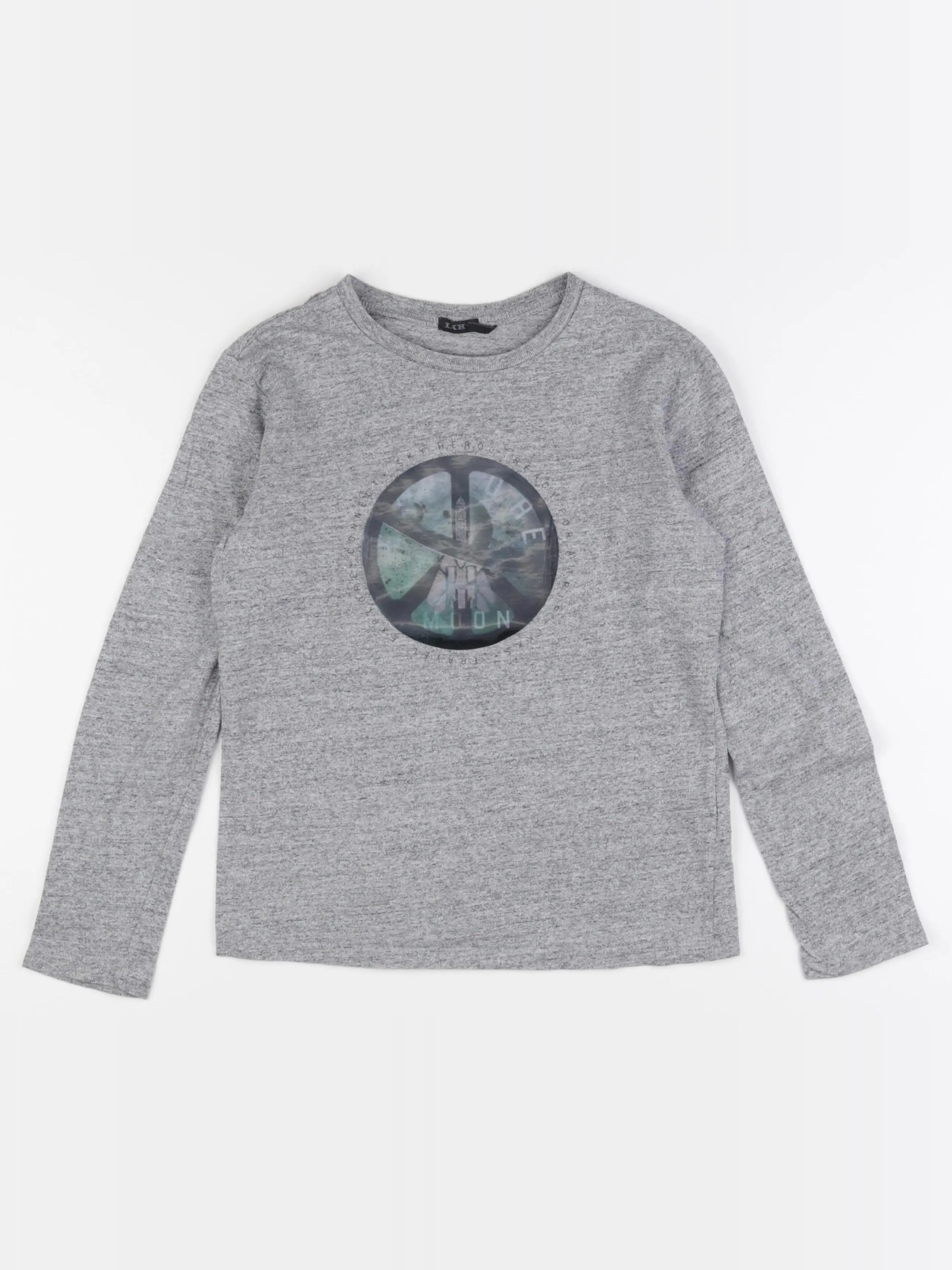 IKKS - tee-shirt gris - 10 ans