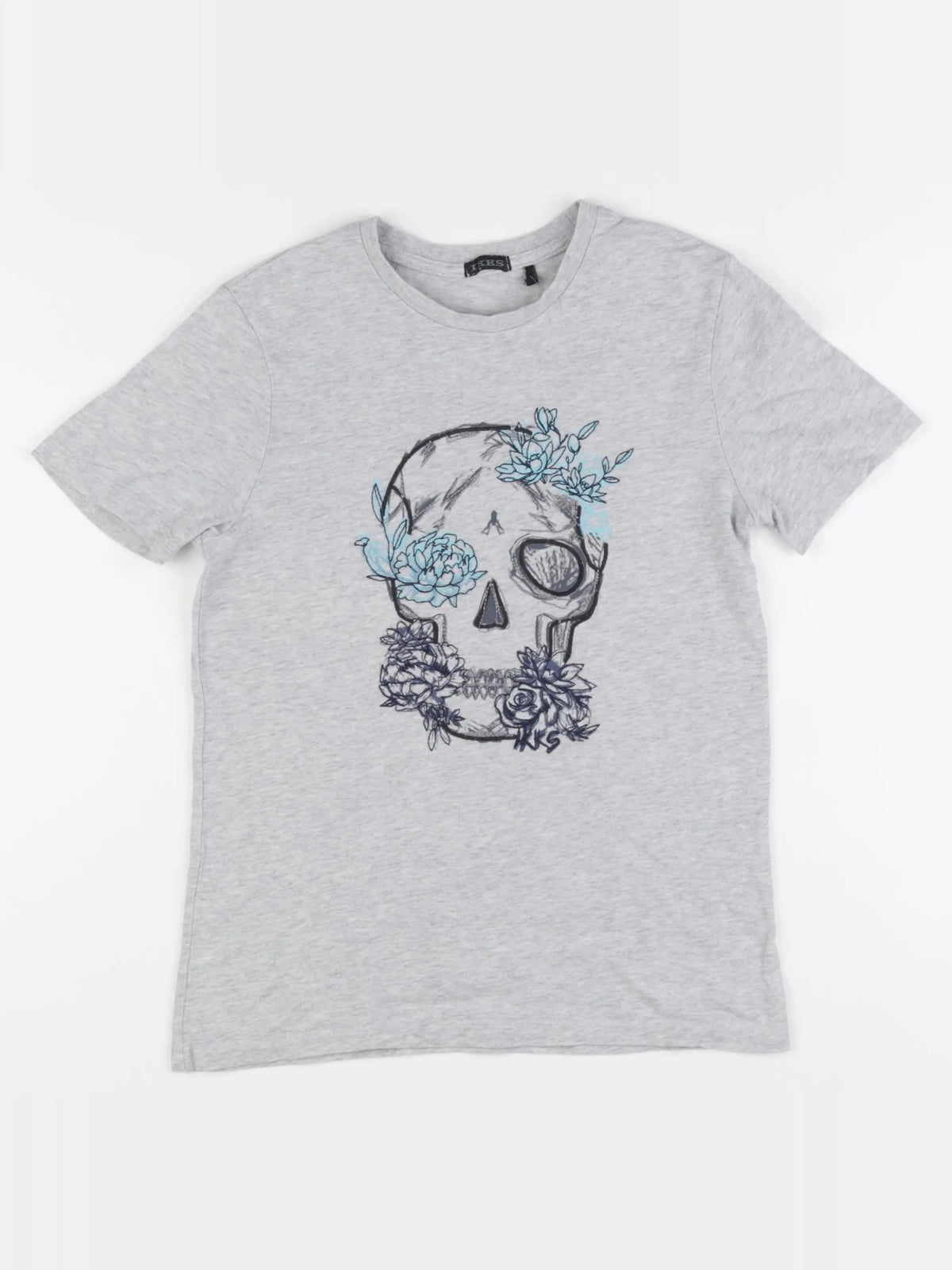 IKKS - tee-shirt gris - 10 ans
