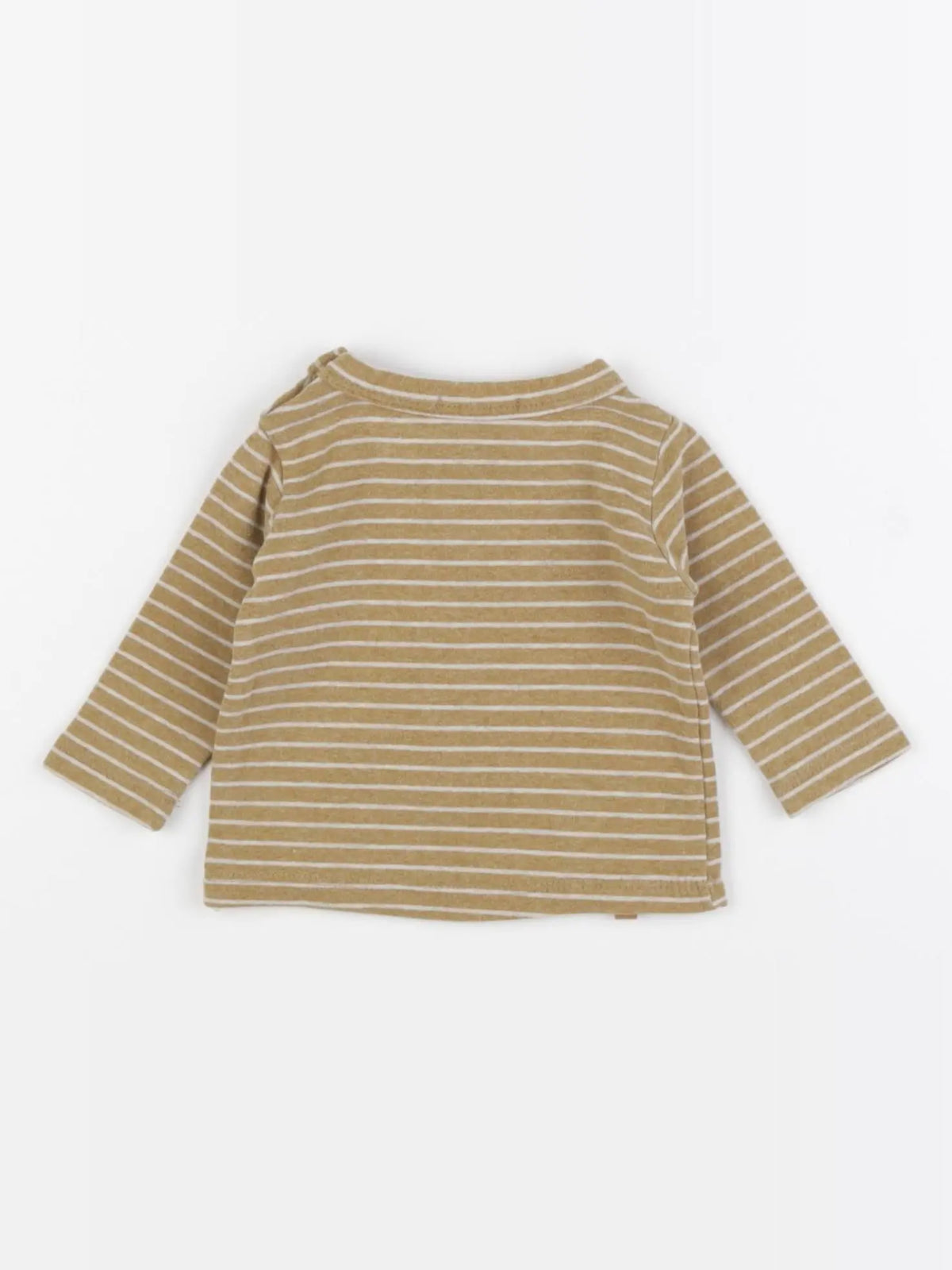 1+ In the family - tee-shirt beige - 1 mois