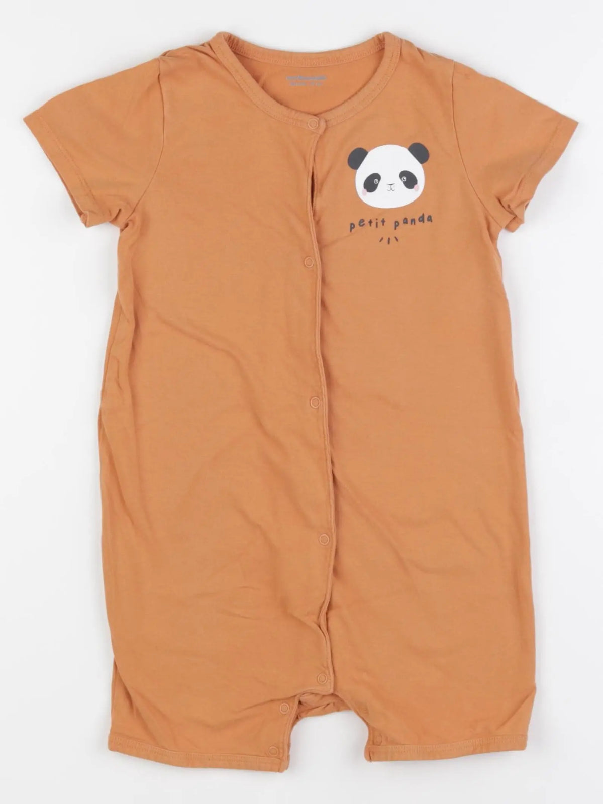 Vertbaudet - pyjama coton orange - 36 mois