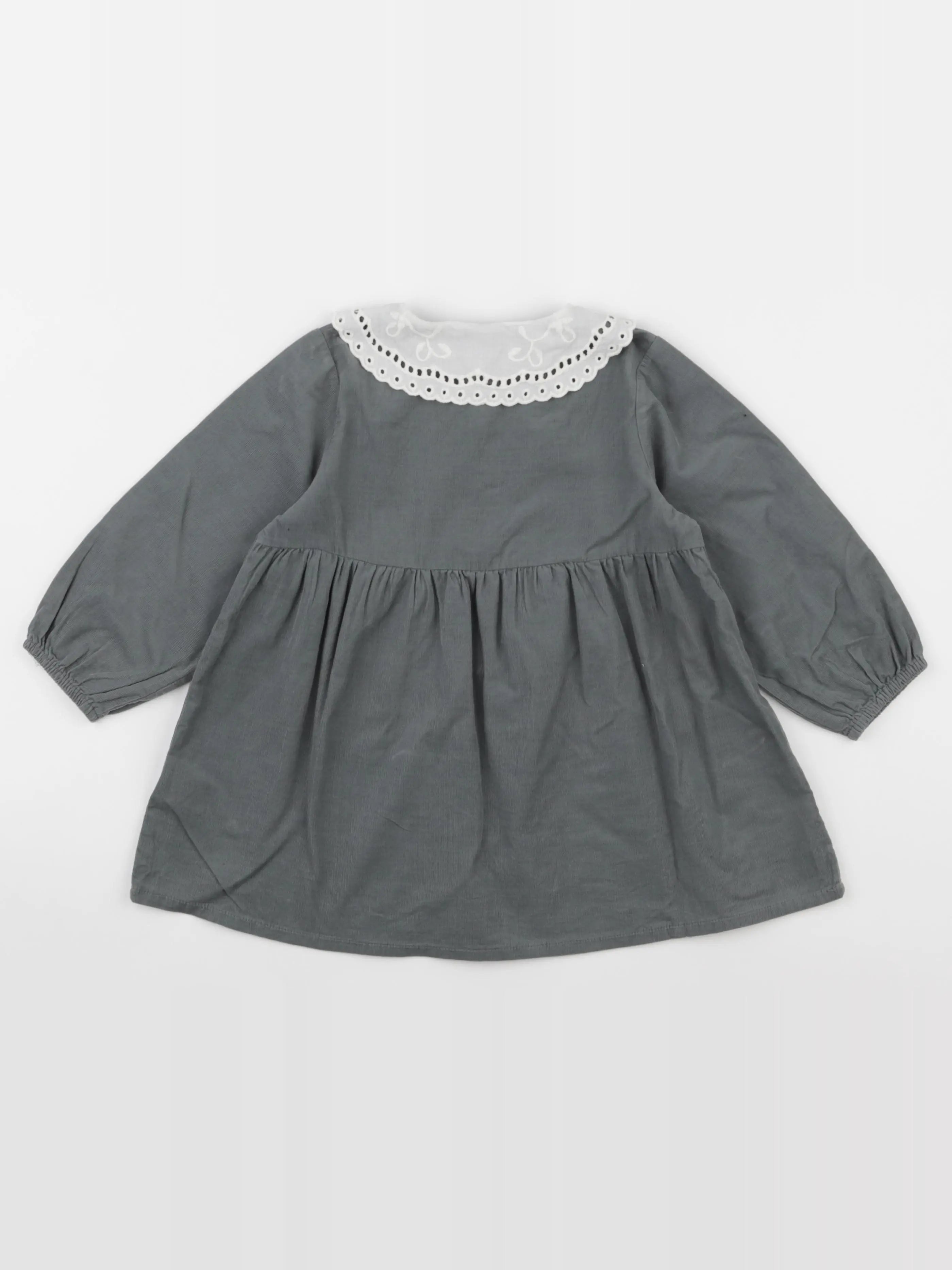 Vertbaudet - robe vert - 36 mois