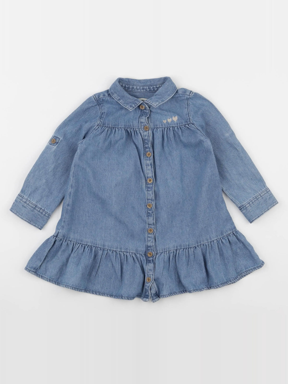 Vertbaudet - robe bleu - 2 ans