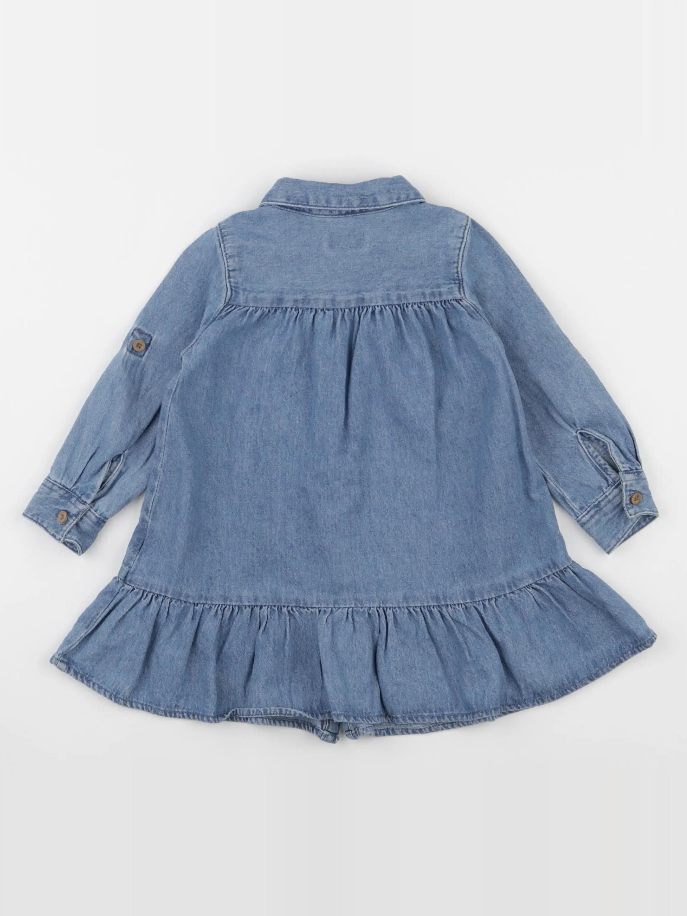 Vertbaudet - robe bleu - 2 ans
