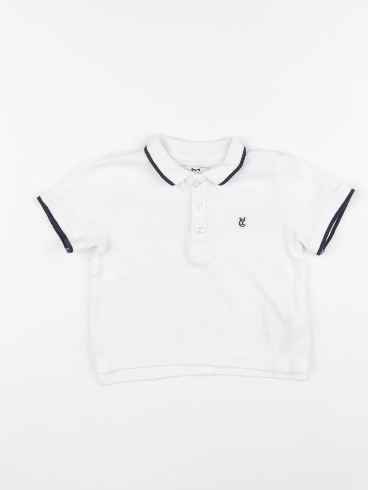 Cyrillus - polo blanc - 24 mois
