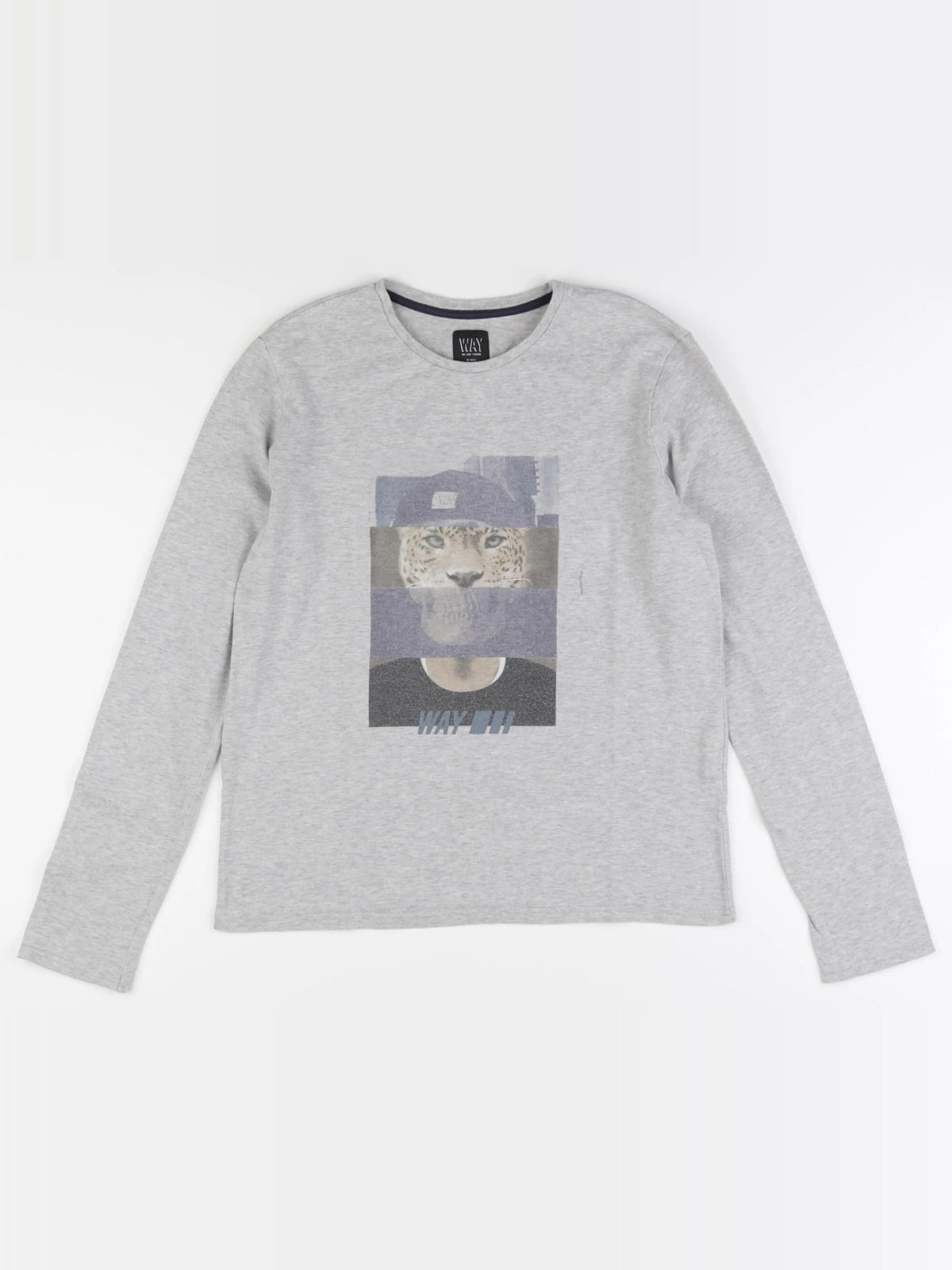 IKKS - tee-shirt gris - 14 ans