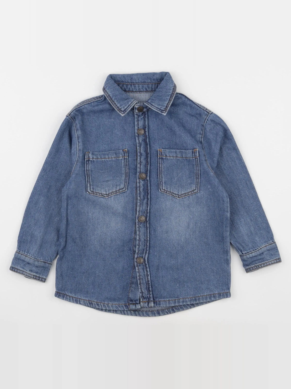 Vertbaudet - chemise bleu - 5 ans
