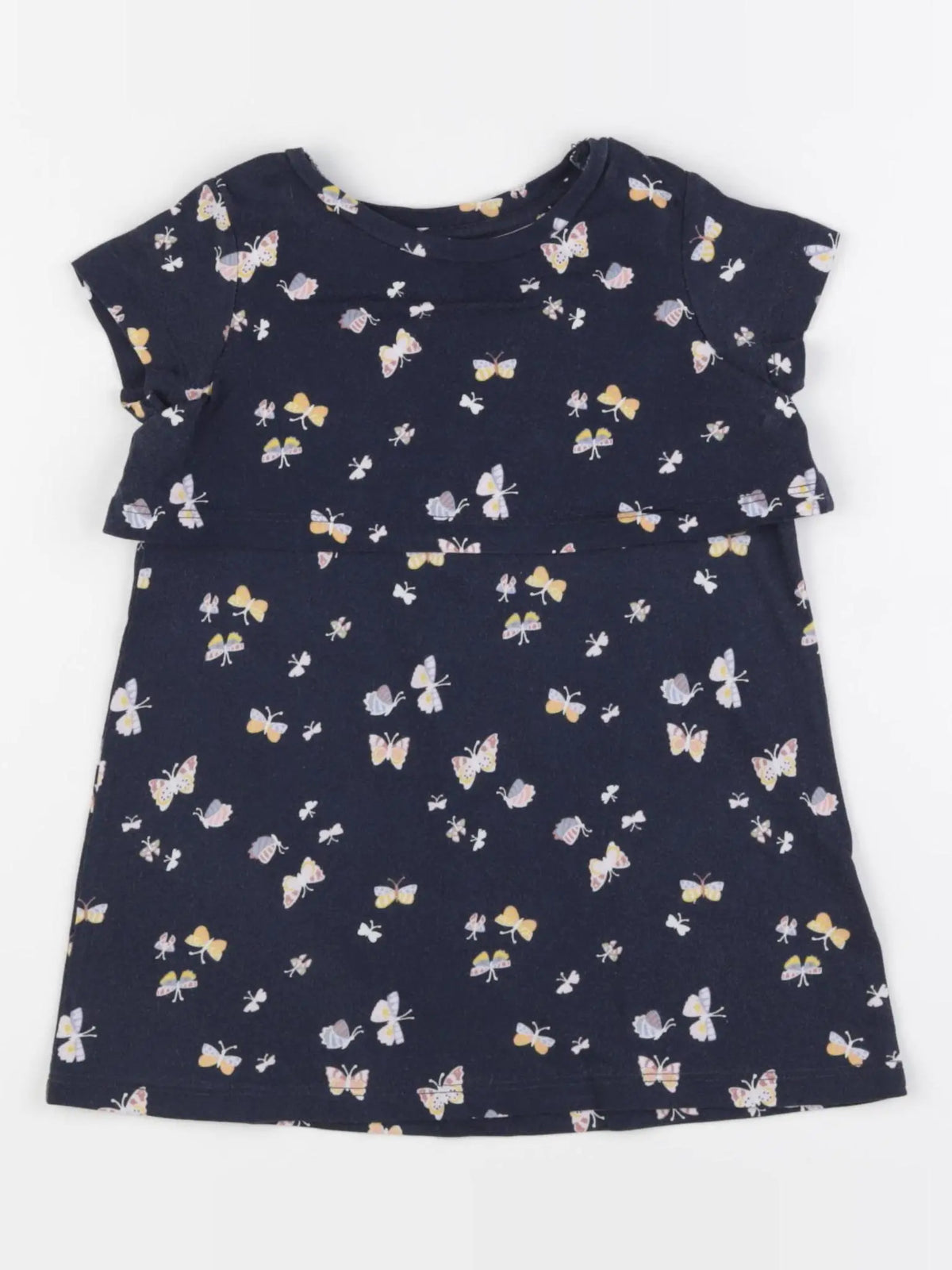Vertbaudet - robe bleu - 2 ans