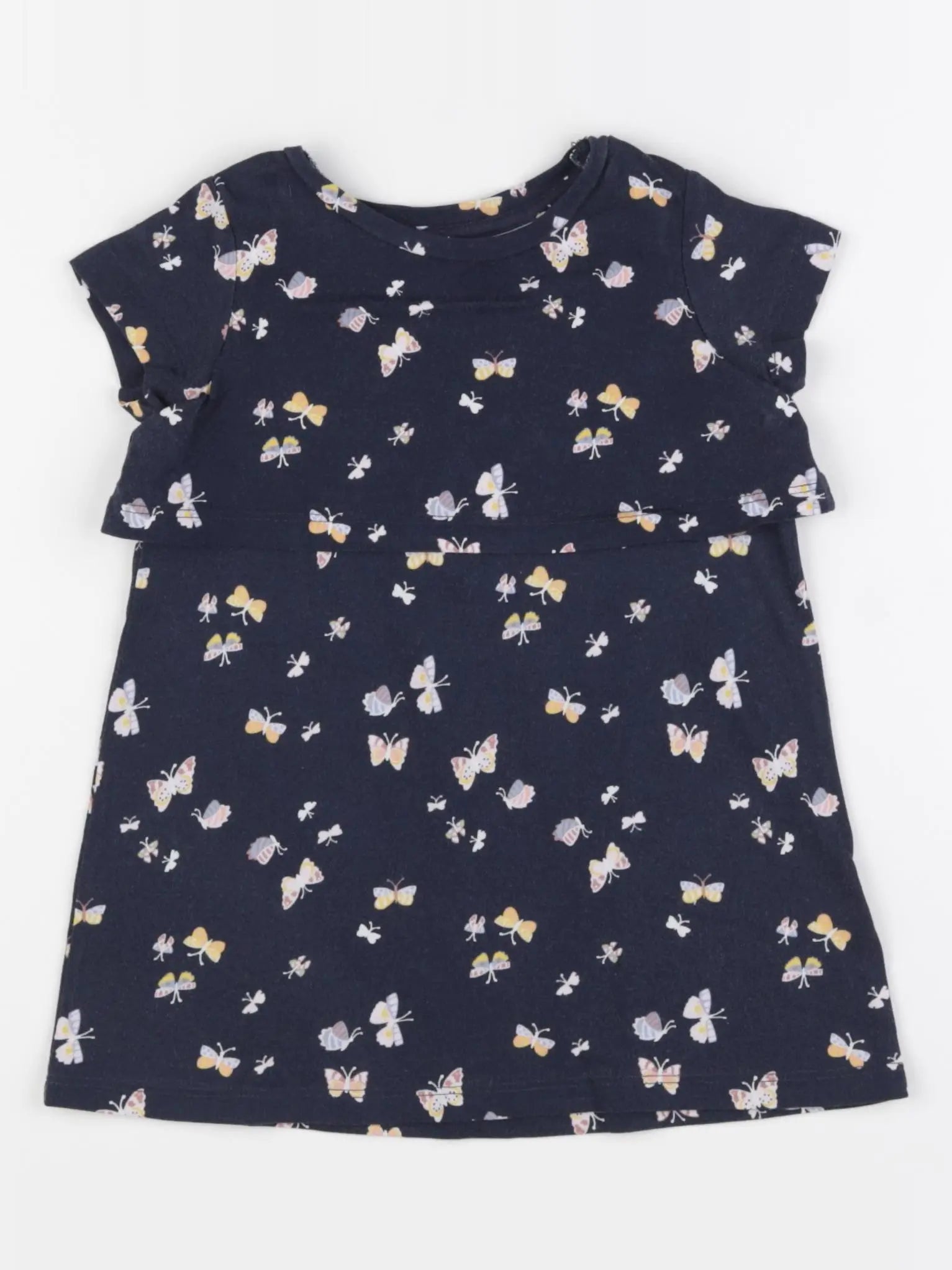 Vertbaudet - robe bleu - 2 ans