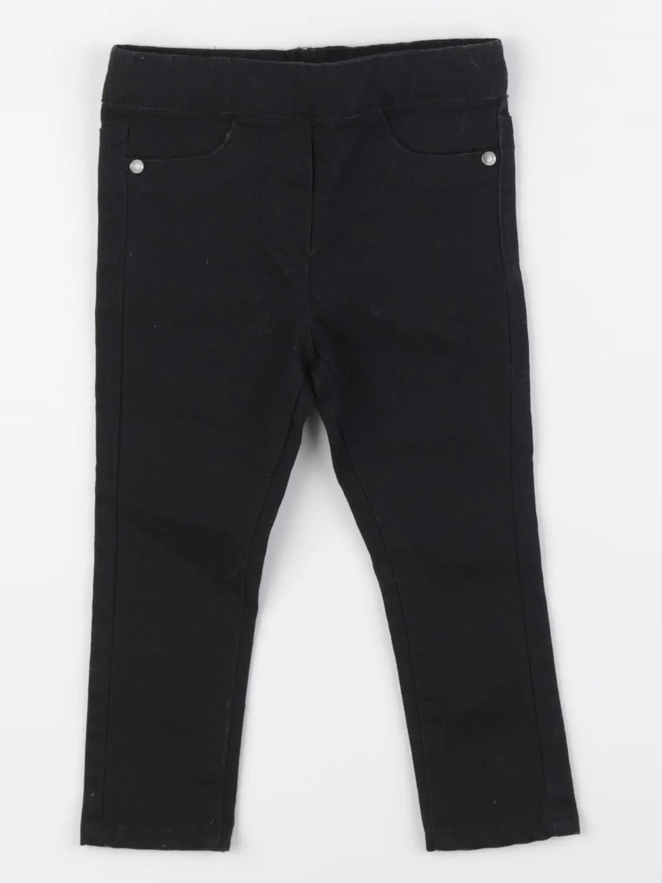 Vertbaudet - jegging noir - 2 ans