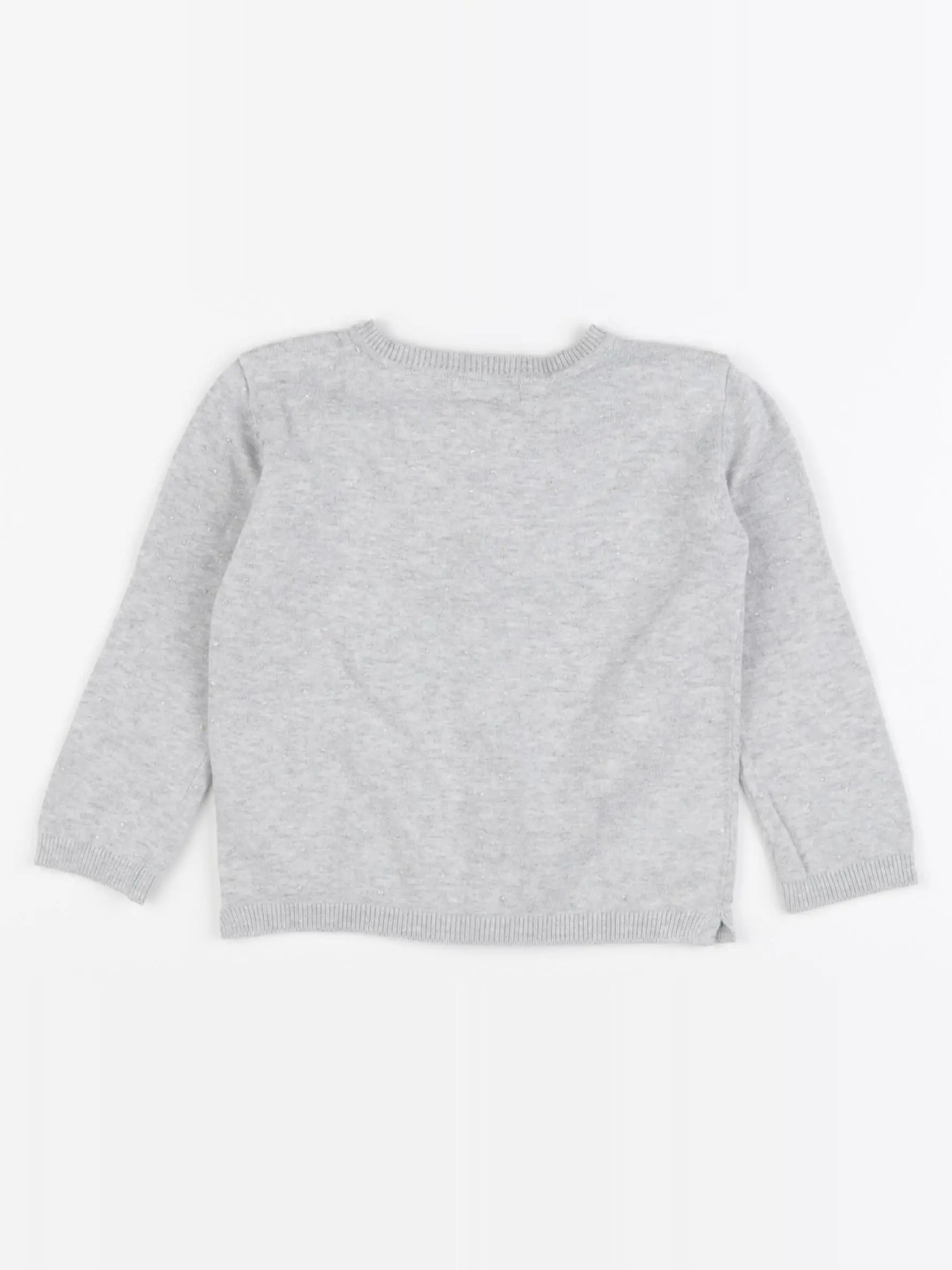 Vertbaudet - gilet gris - 2 ans