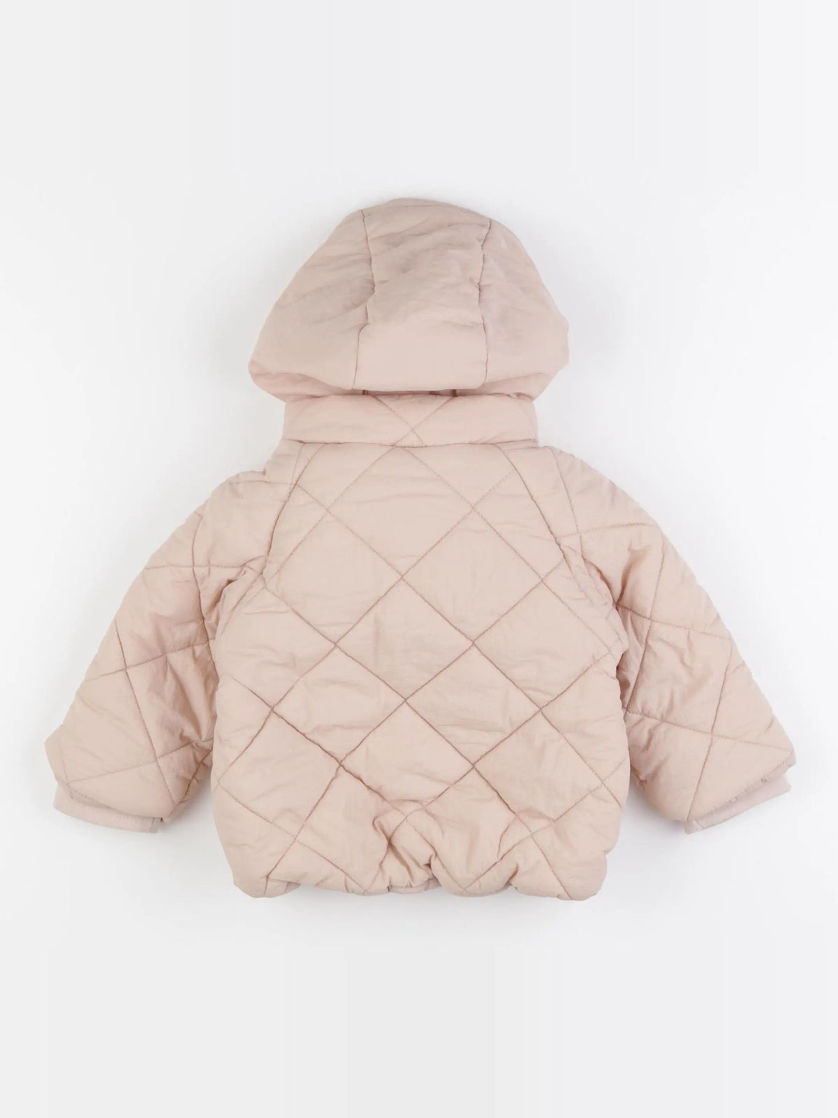 Vertbaudet - doudoune rose - 12 mois