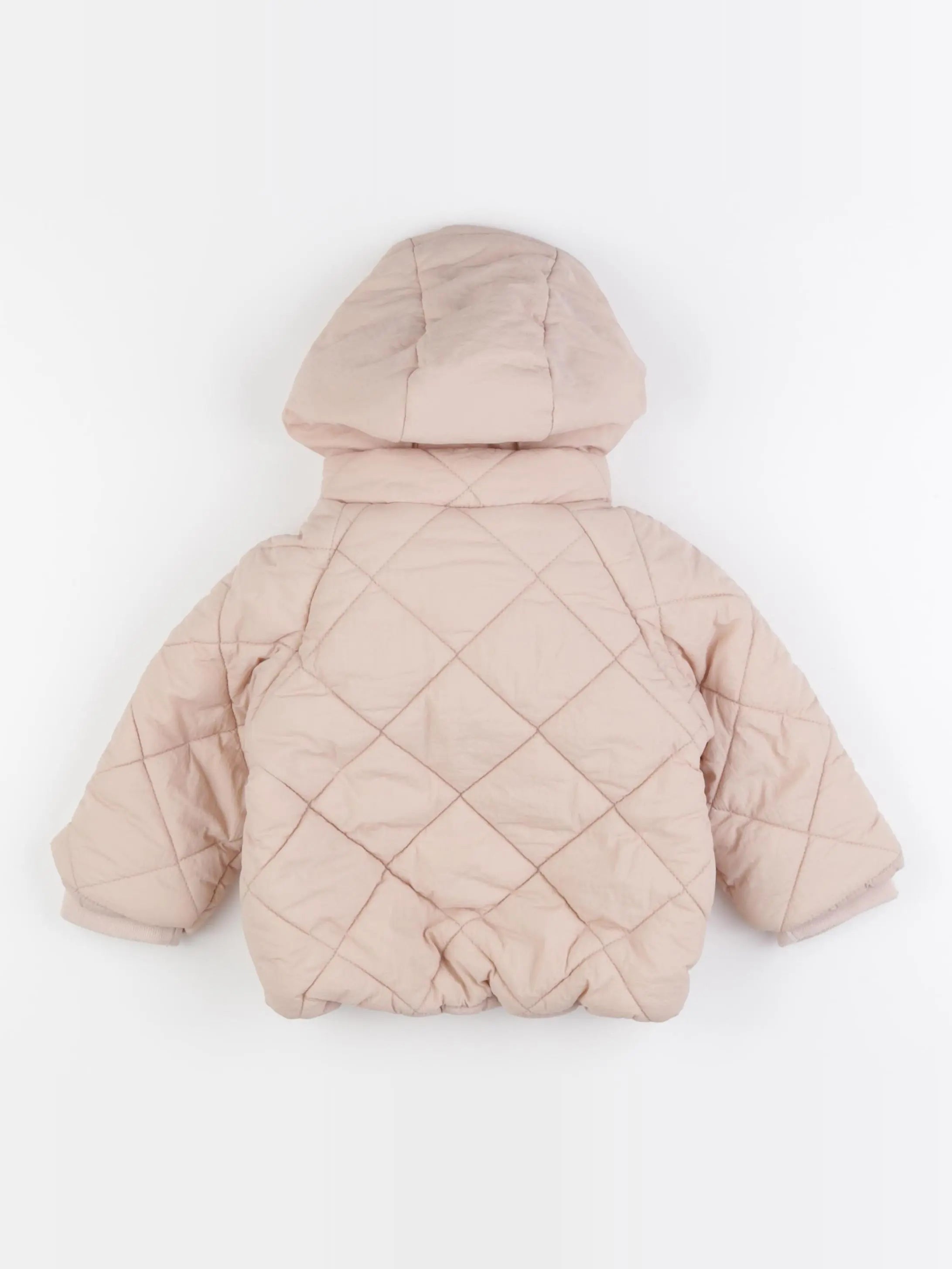 Vertbaudet - doudoune rose - 12 mois