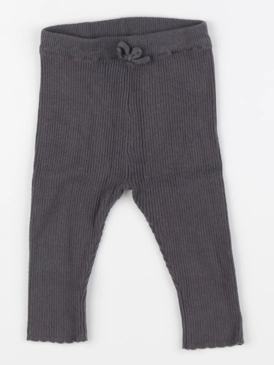 Vertbaudet - legging gris - 9 mois