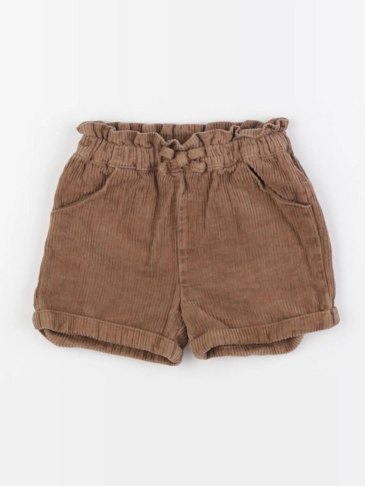 Vertbaudet - short marron - 18 mois