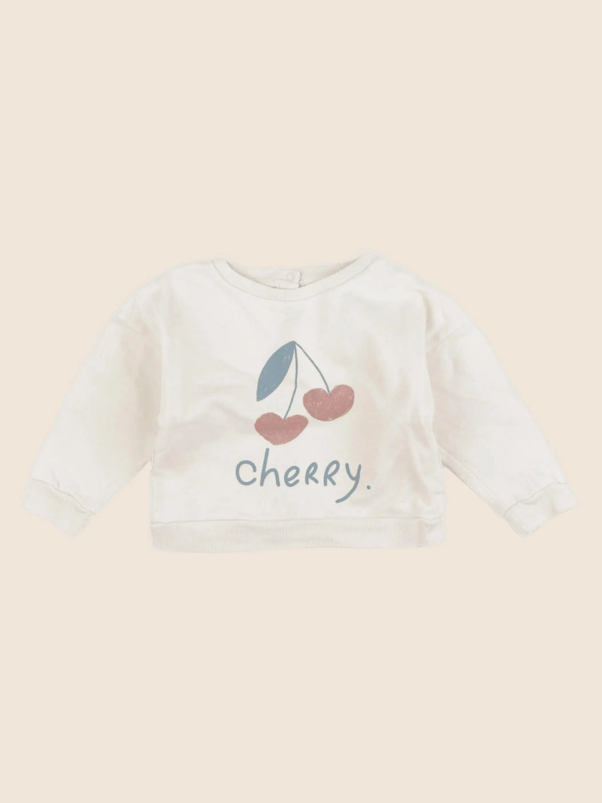 Vertbaudet - sweat beige - 18 mois
