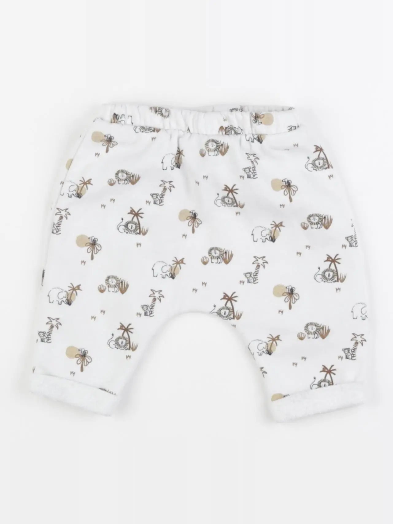 Vertbaudet - sarouel beige - 3 mois