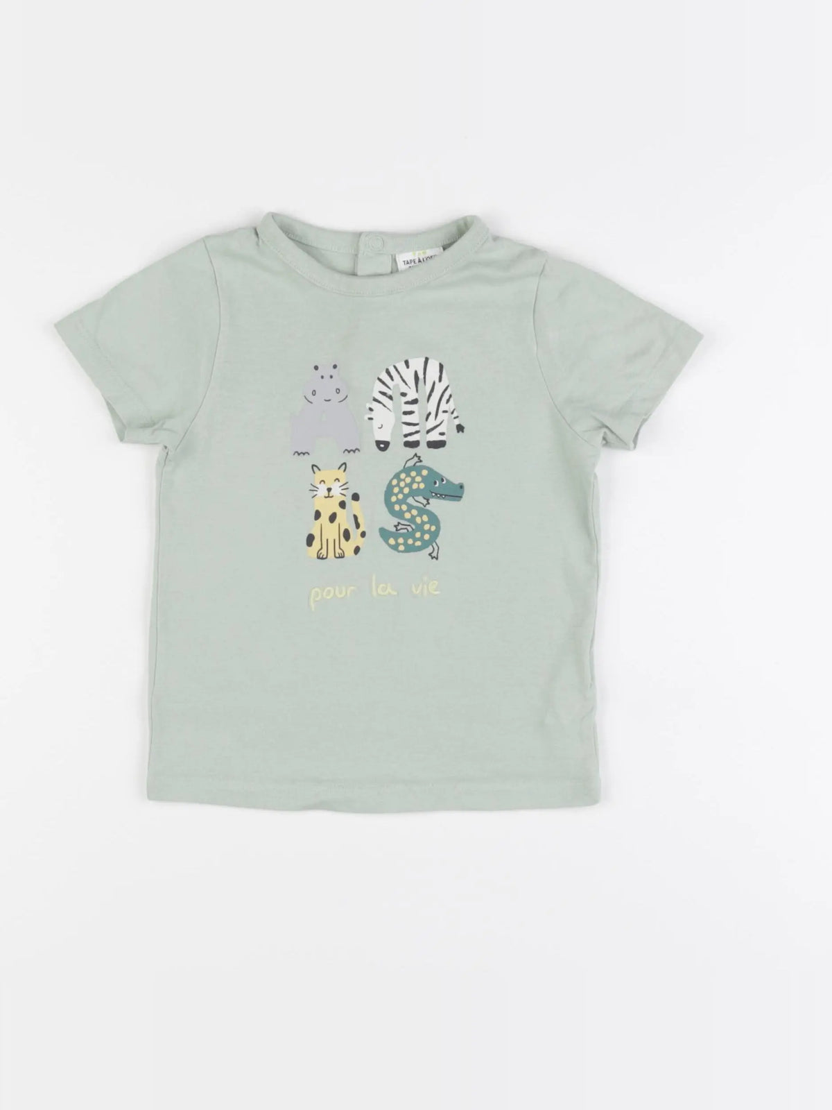 Tape à l'oeil - tee-shirt vert - 24 mois