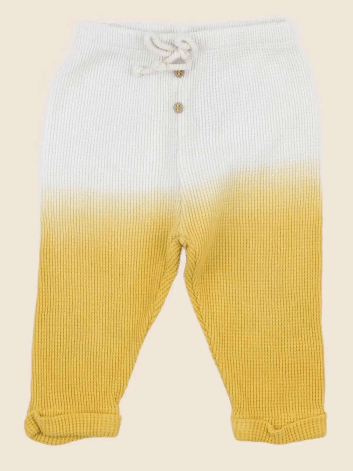 Zara - pantalon jaune - 6/9 mois