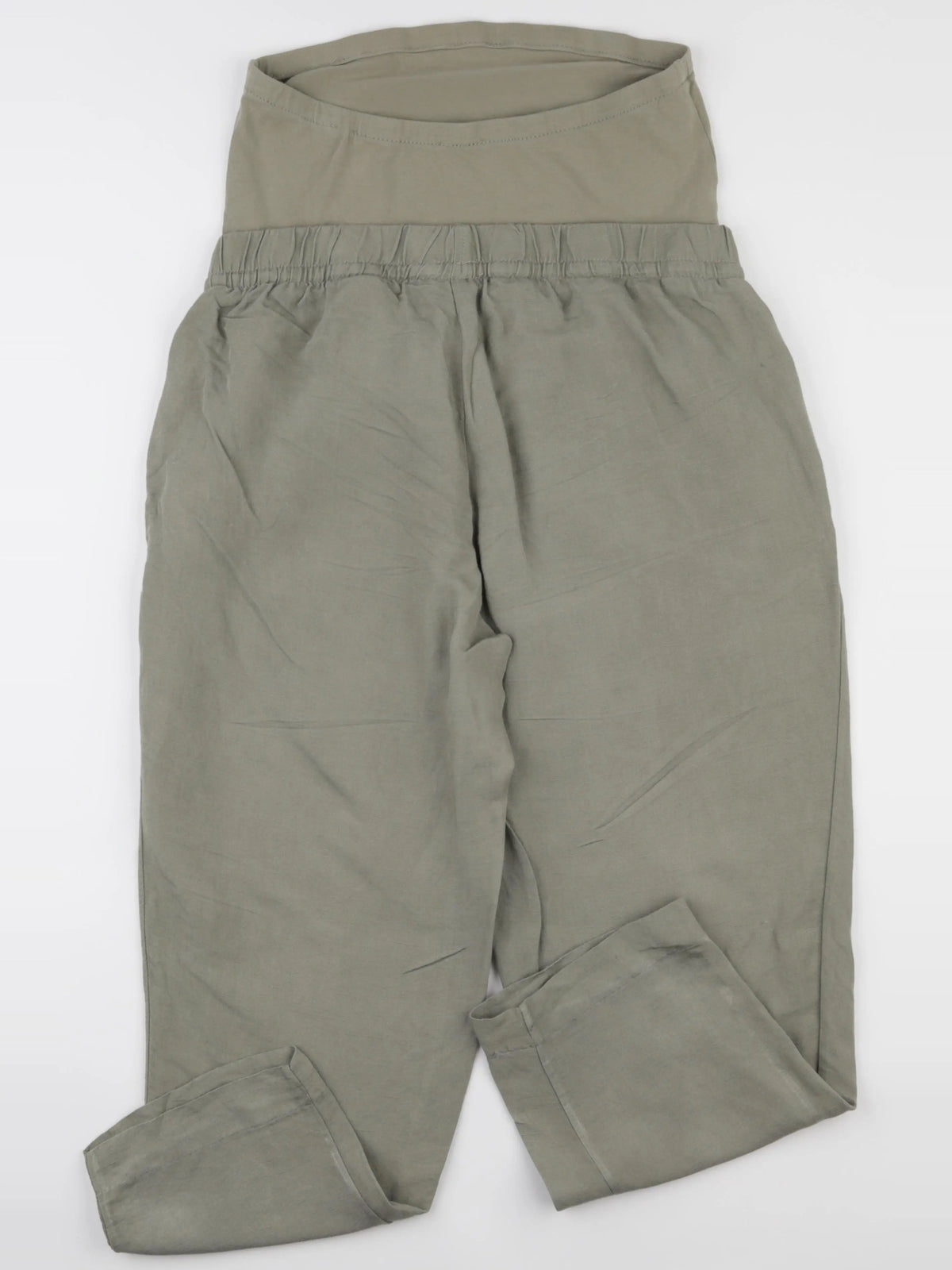 H&M - pantalon grossesse vert - m