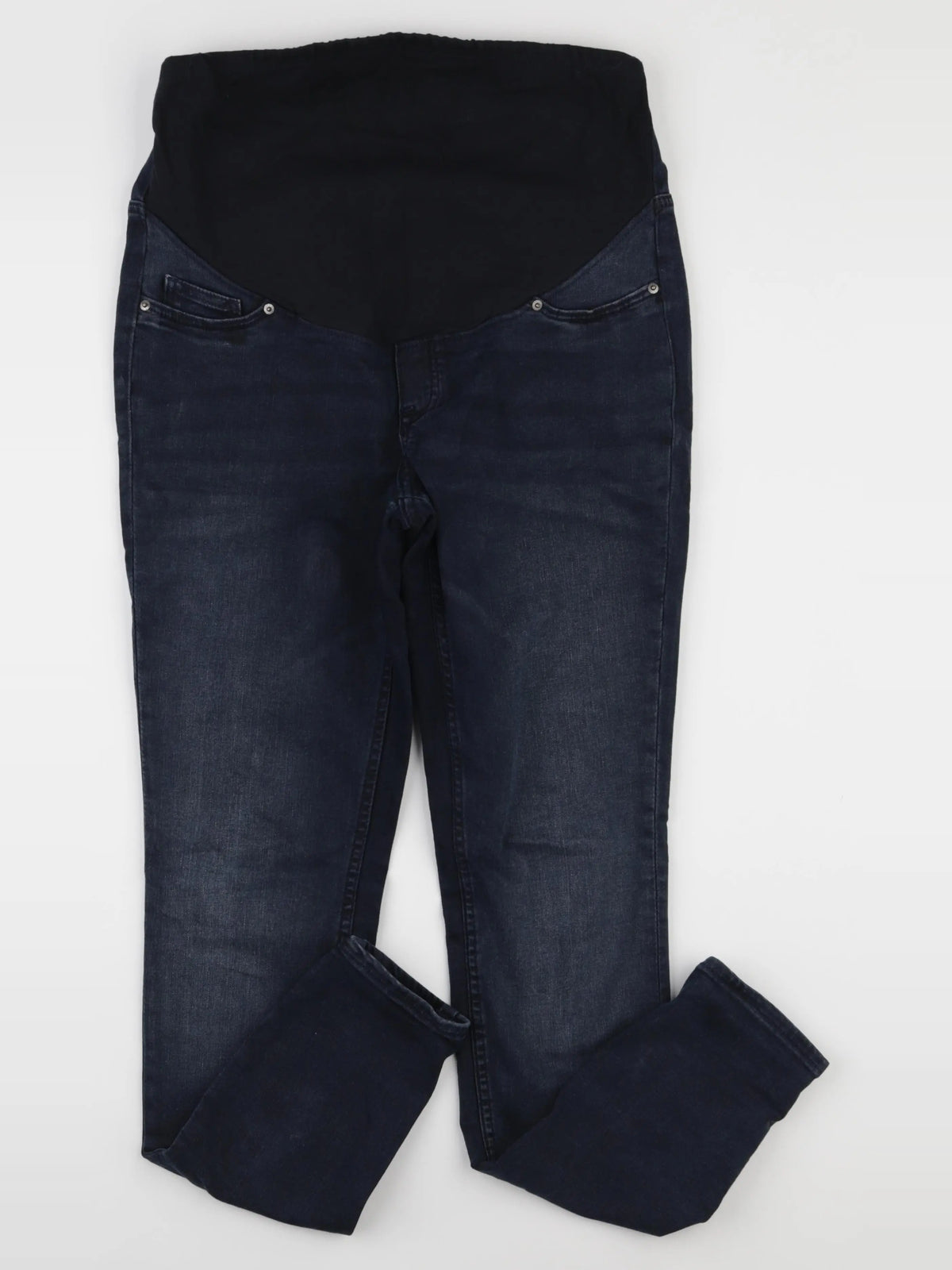 H&M - jean grossesse bleu - m