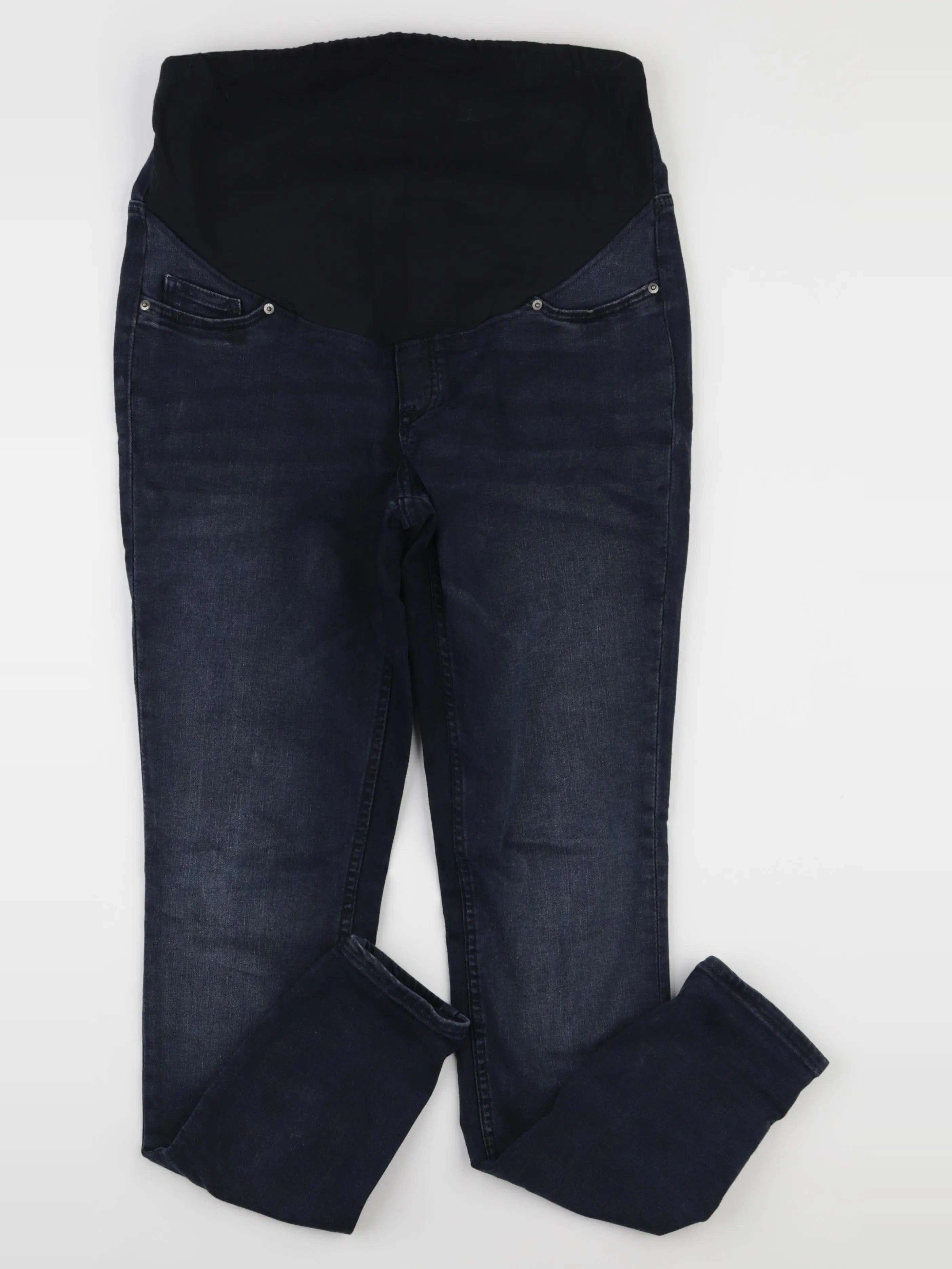 H&M - jean grossesse bleu - m