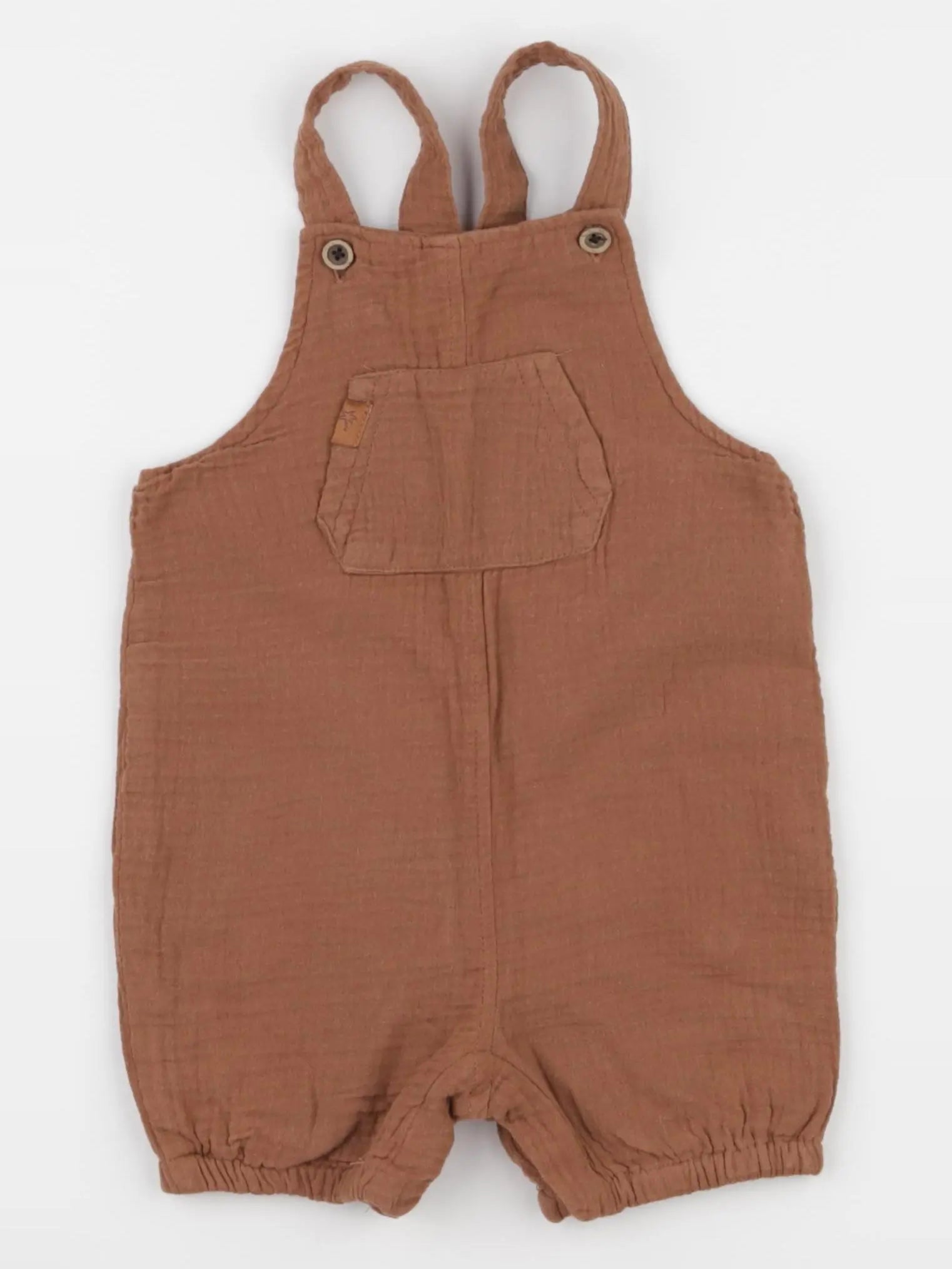 Vertbaudet - combinaison marron - 12 mois