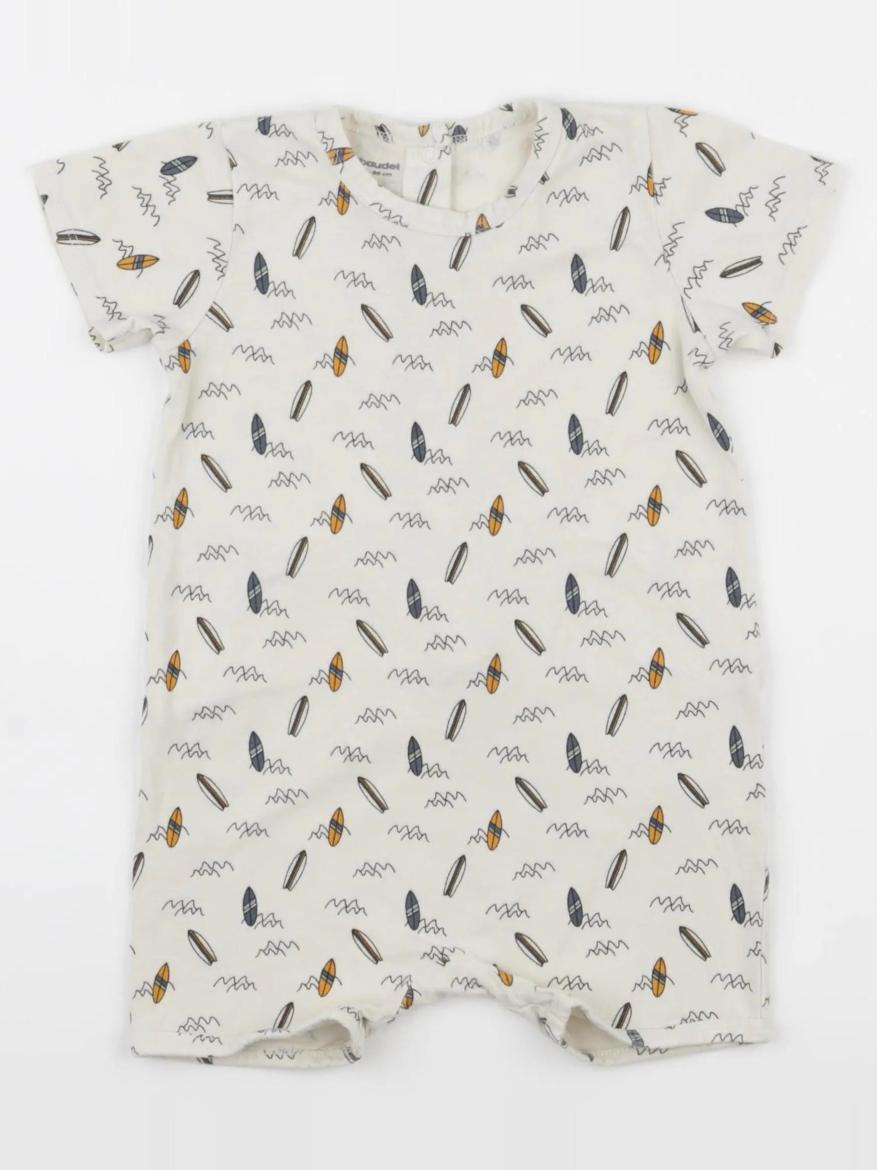 Vertbaudet - pyjama coton beige - 24 mois