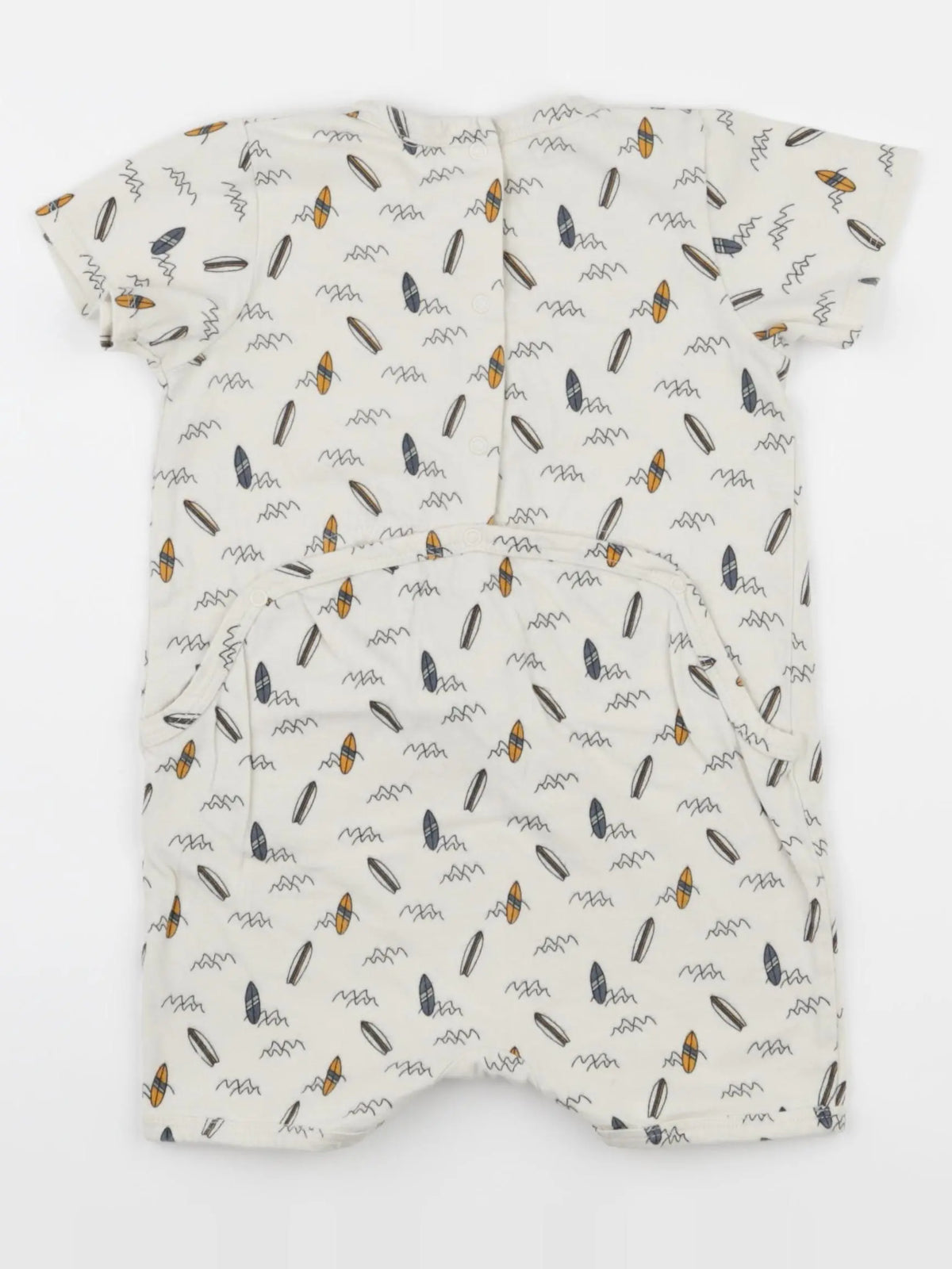 Vertbaudet - pyjama coton beige - 24 mois