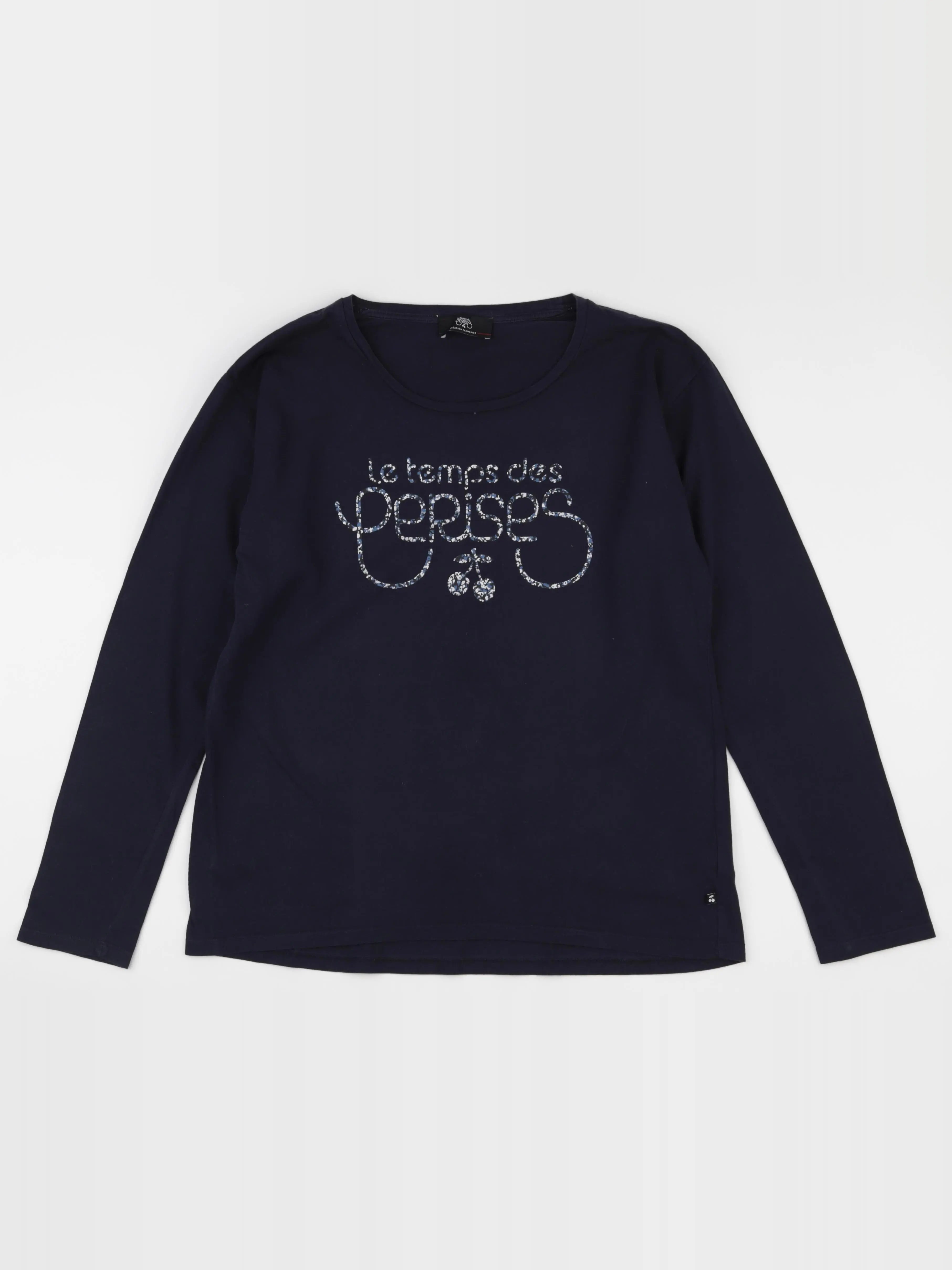 Le temps des cerises  - tee-shirt bleu - 12/13 ans